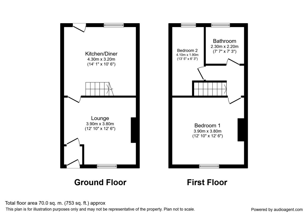 2 Bedrooms Terraced house to rent in Lily Street, Darwen BB3