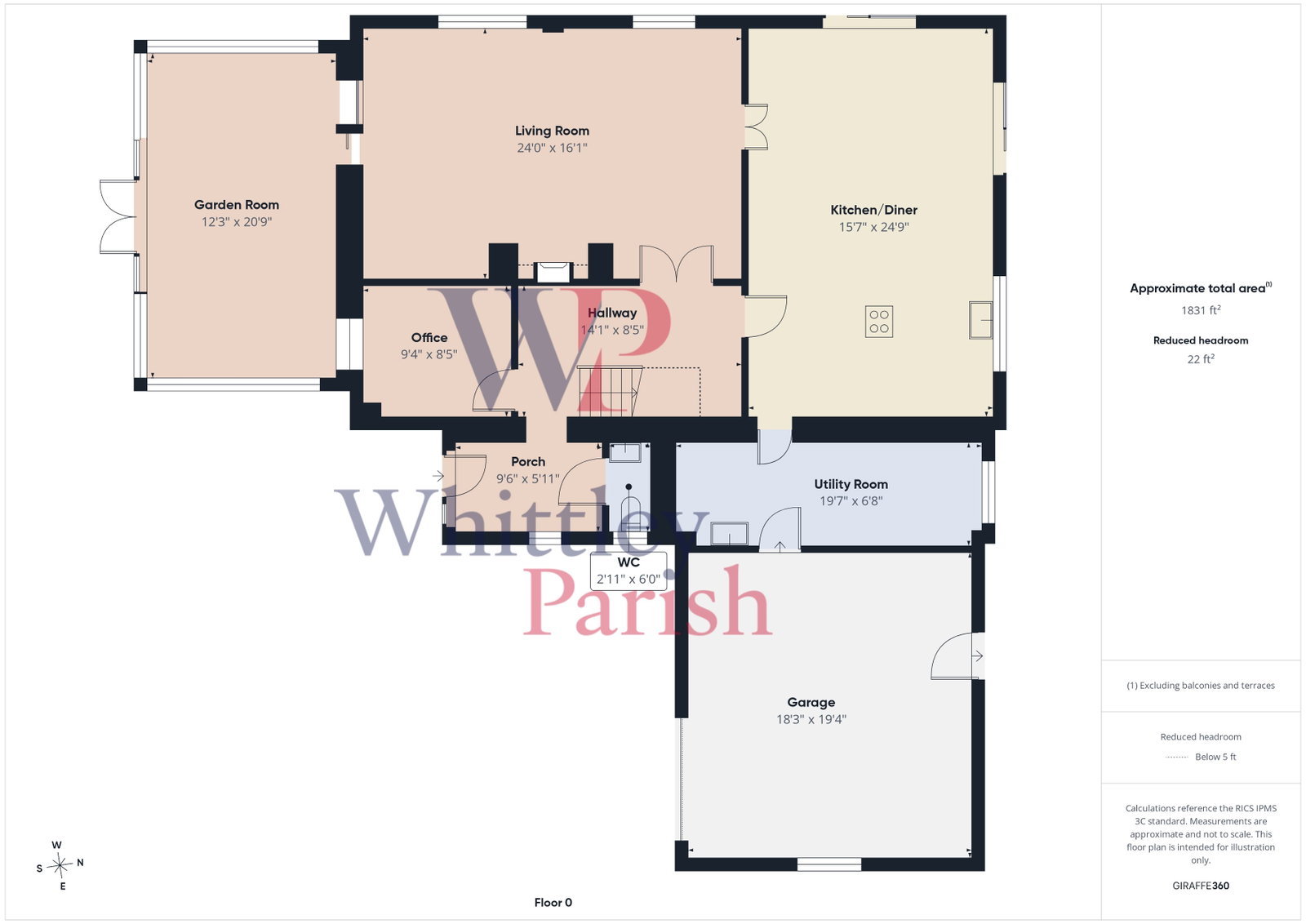 Augustyne Lodge, Mill Street, Eye floorplan