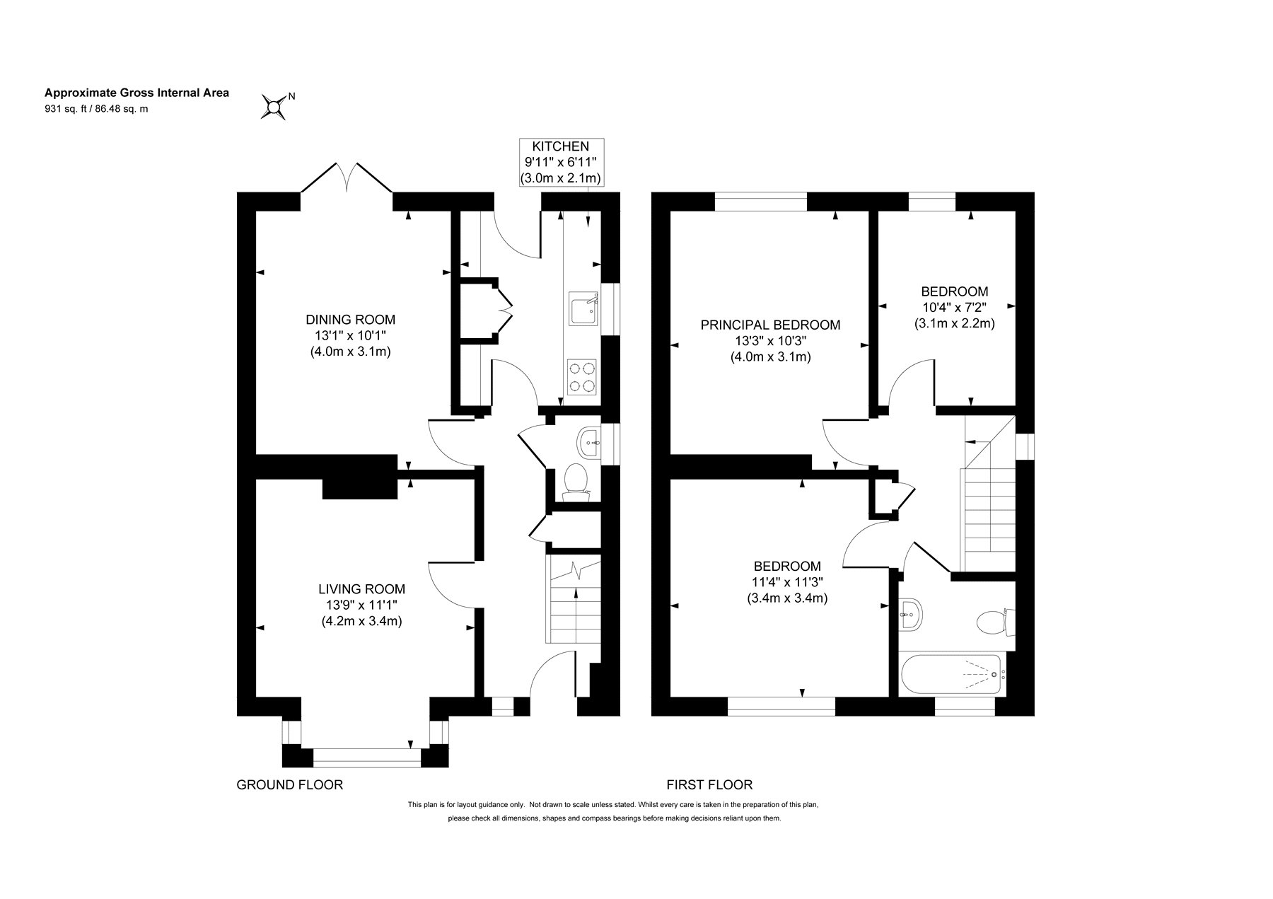 58, Beechwood Road, Woking floorplan