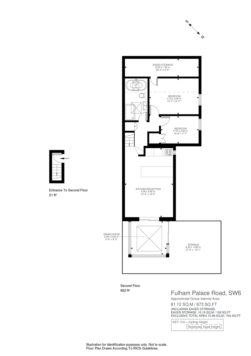 Flat 5, 243, Fulham Palace Road, Fulham floorplan
