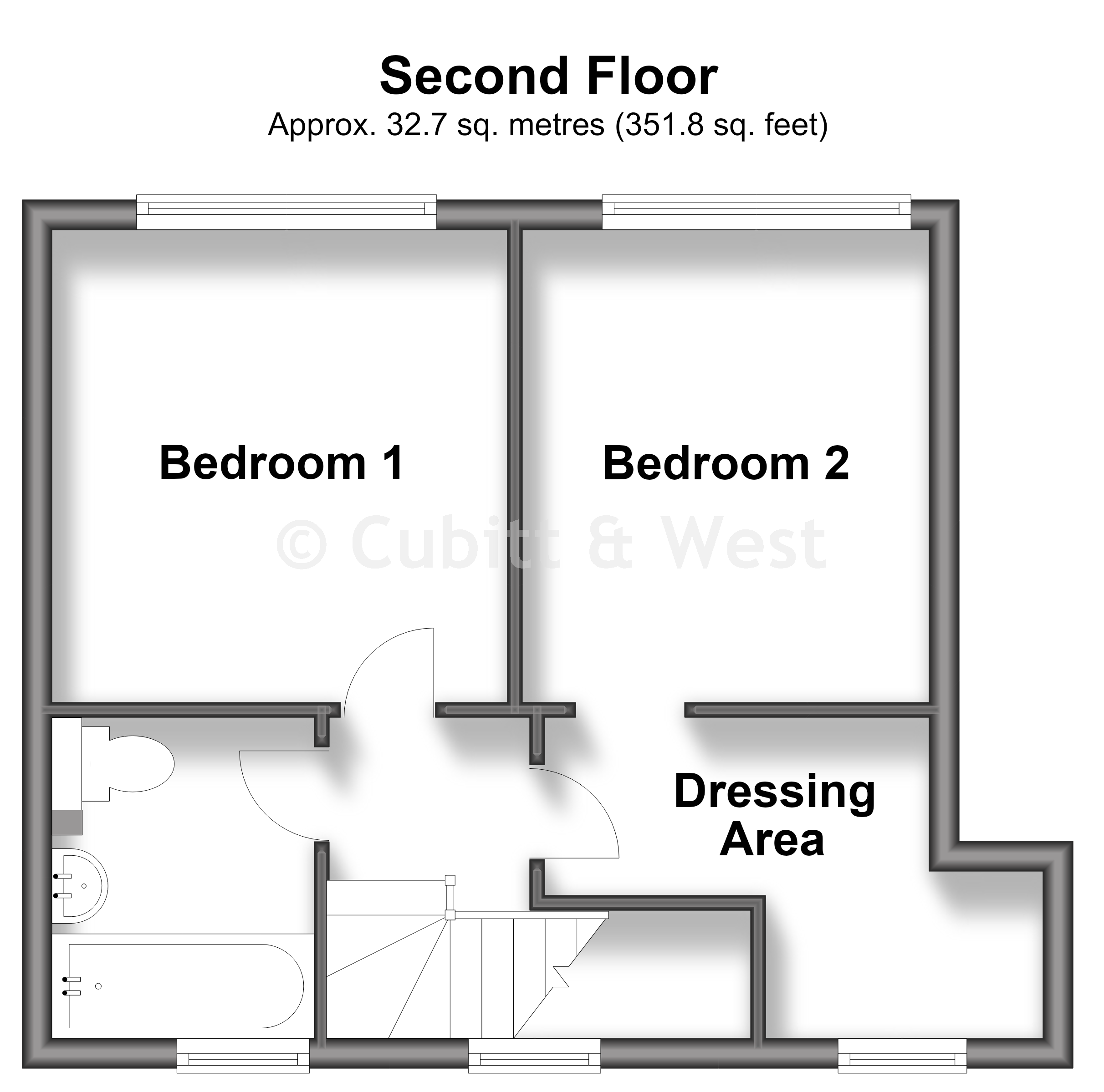 24, White Ladies Close, Havant floorplan