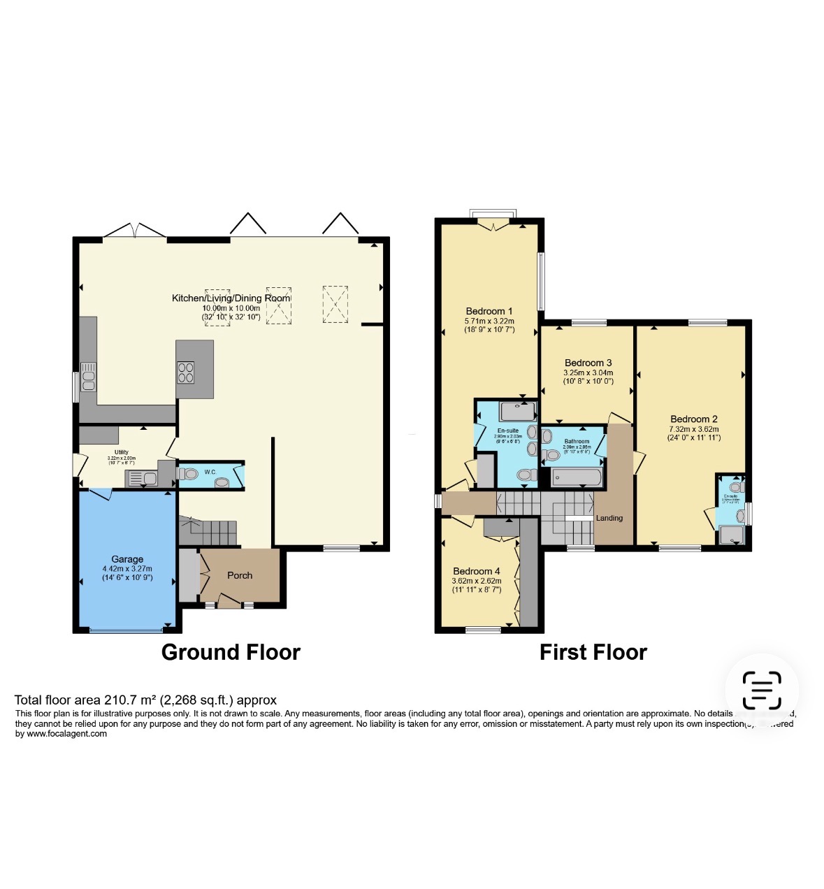 2, Hawthorn Road, Peterborough floorplan