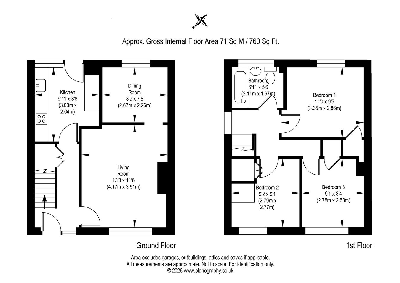 64, Herdmanflatt, Haddington floorplan