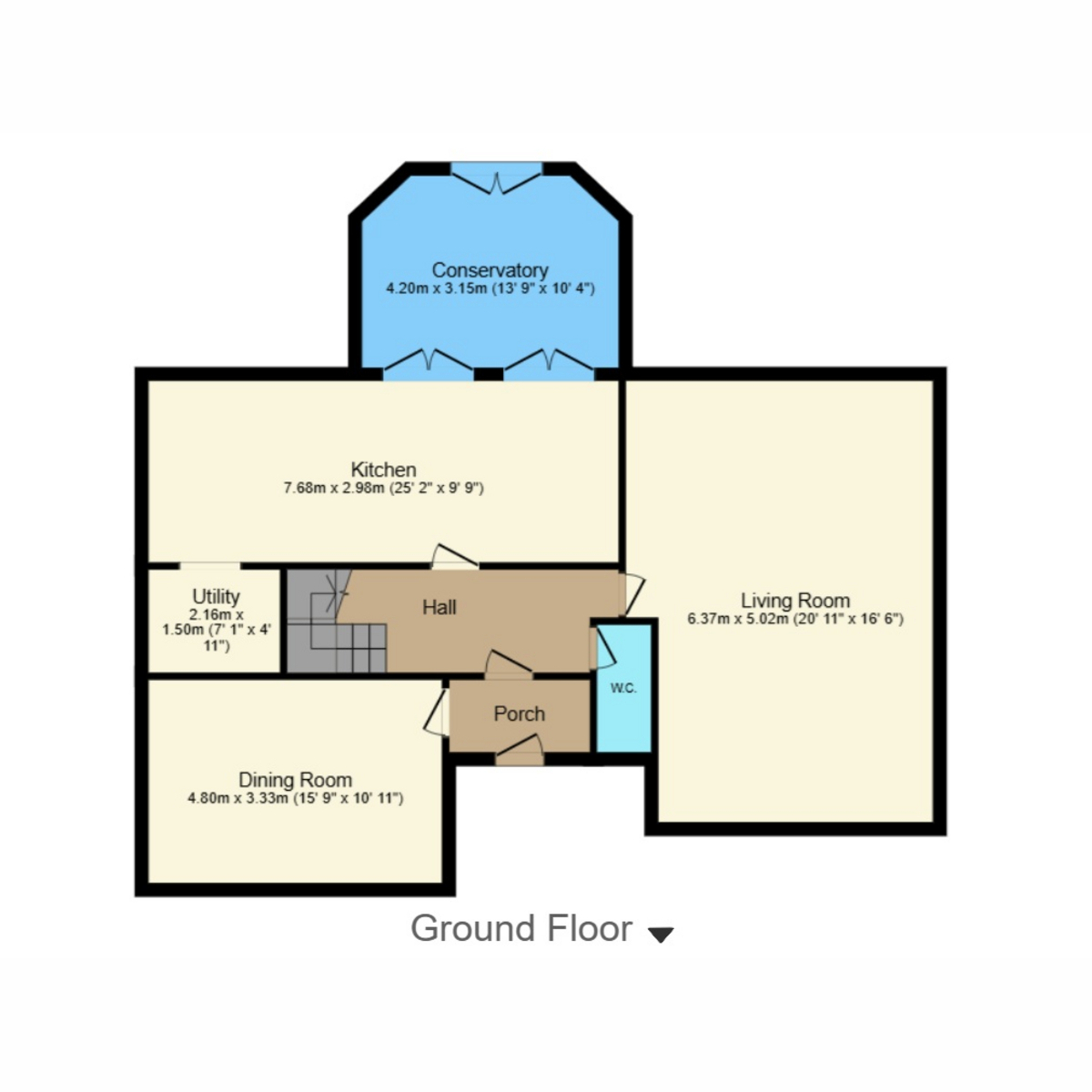 7, Vernon Grove, Caldicot floorplan