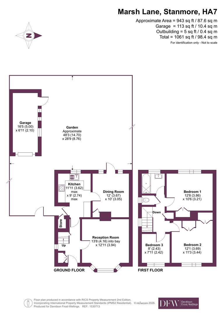 116, Marsh Lane, Stanmore floorplan