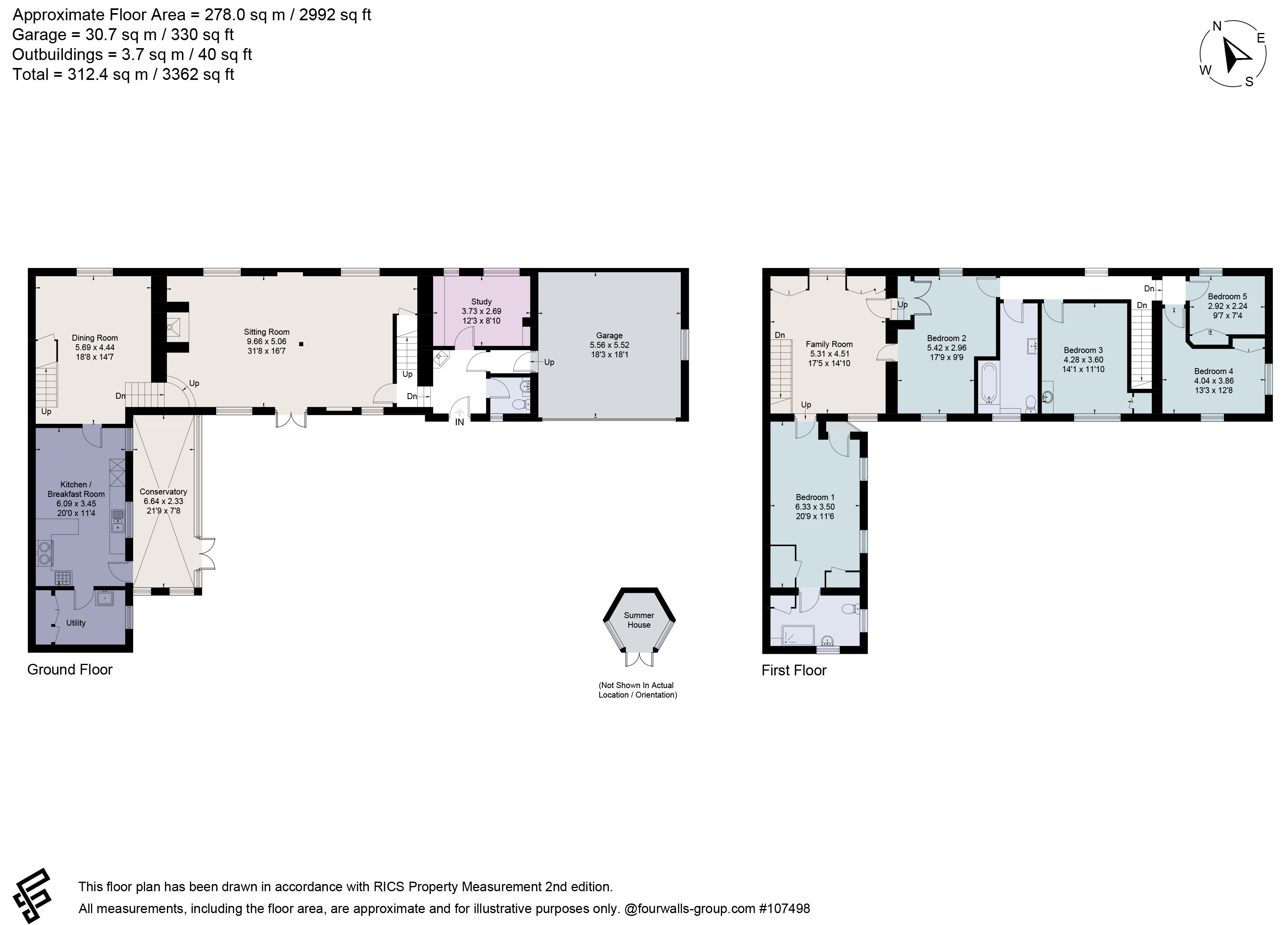 Motte Hollow,, Ratley, Warwickshire floorplan