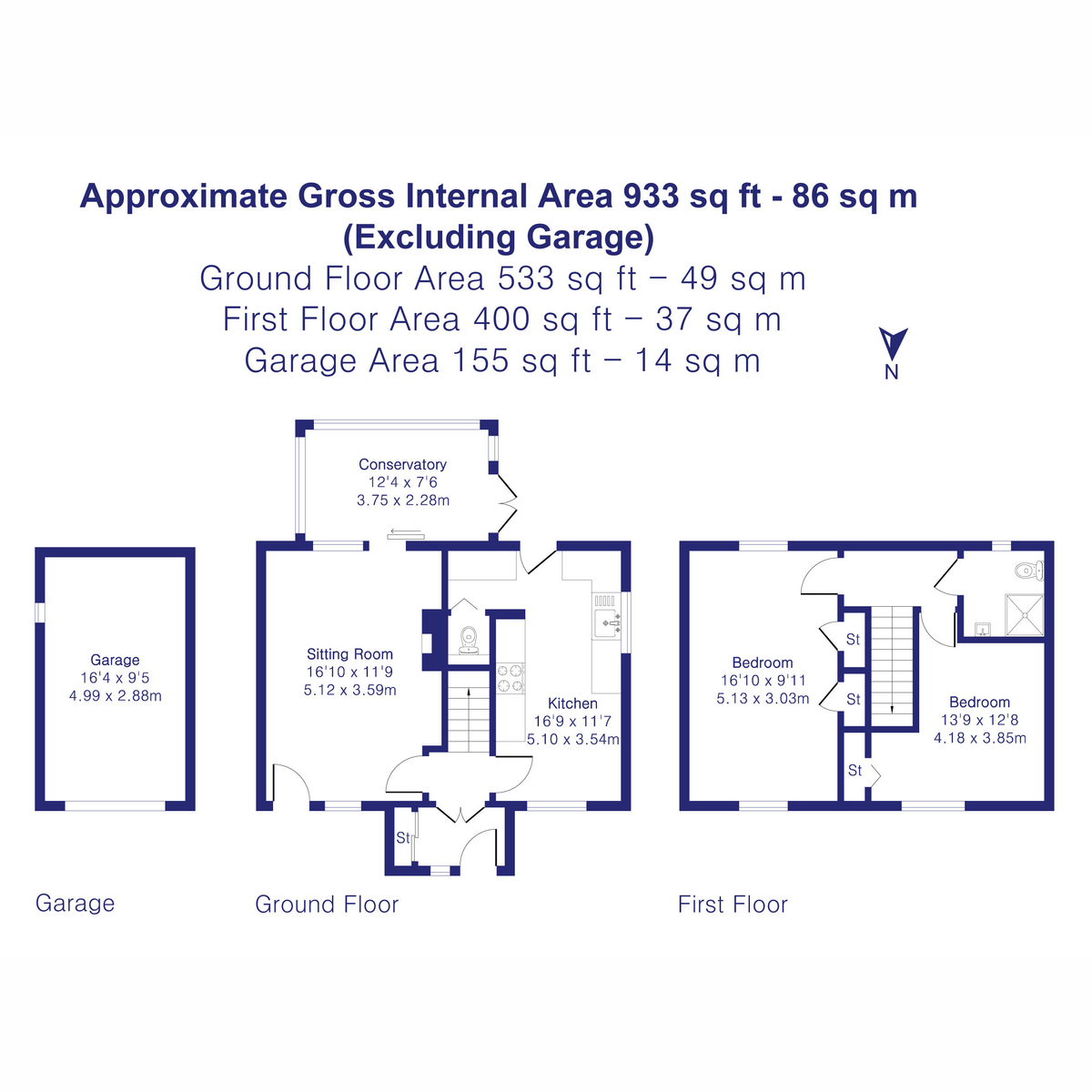 10, Millfield Avenue, Marsh Gibbon floorplan