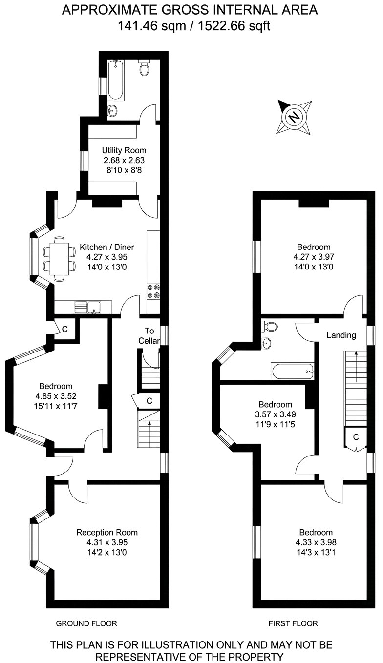 Enfield Lock House,, Enfield Lock, Enfield floorplan