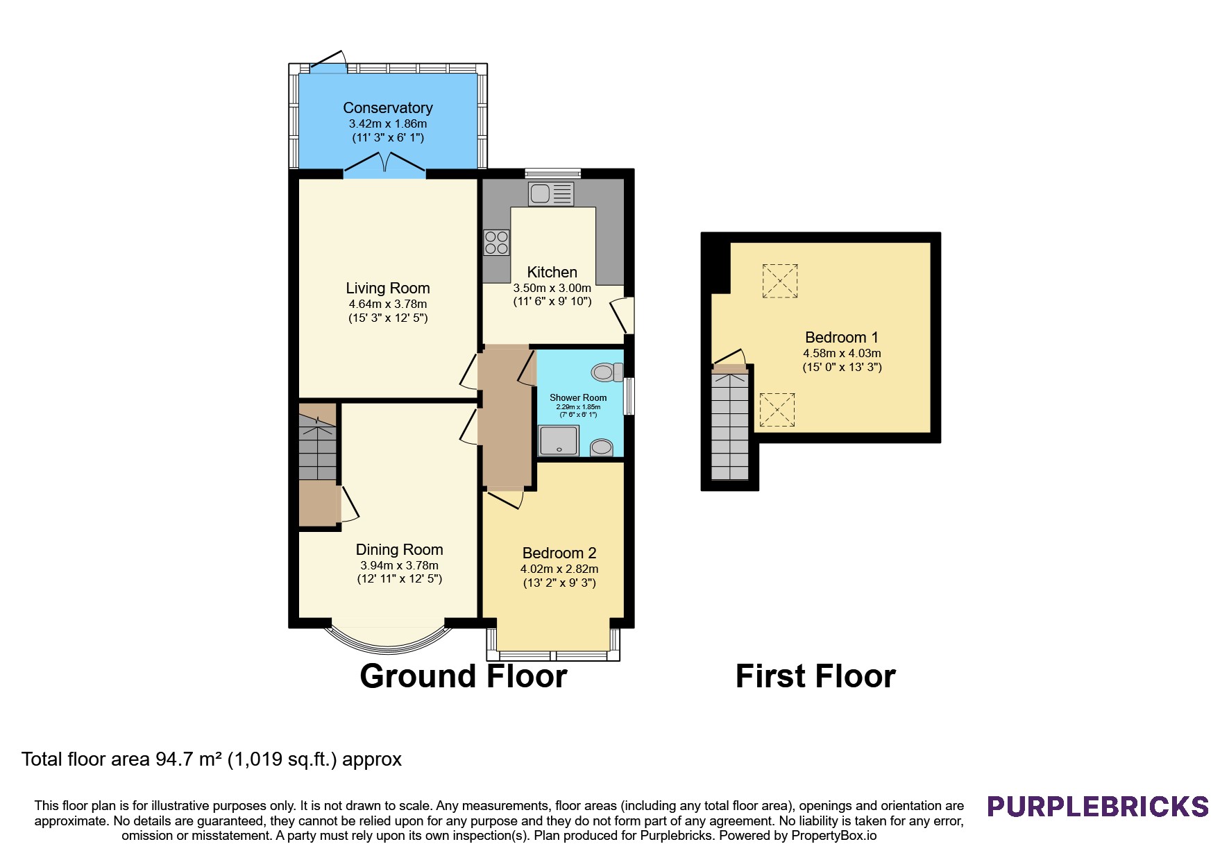 107, High Moor Crescent, Leeds floorplan