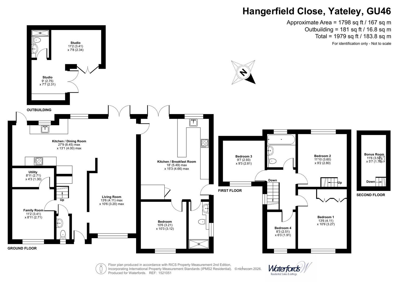 2, Hangerfield Close, Yateley floorplan