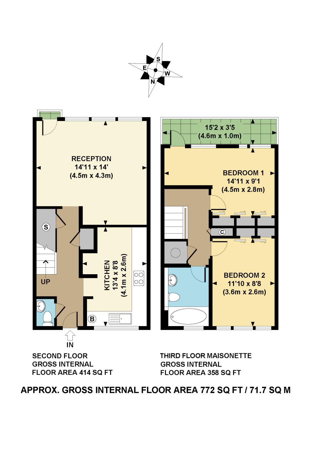 28, John Barnes Walk, London floorplan