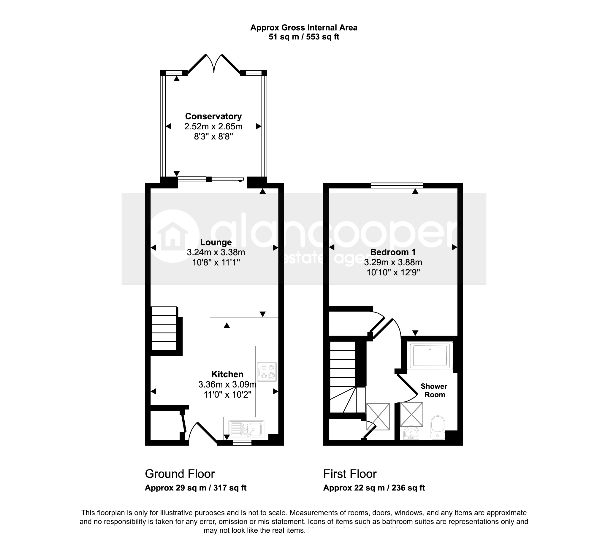 10 Rosewood, Nuneaton, Warwickshire floorplan