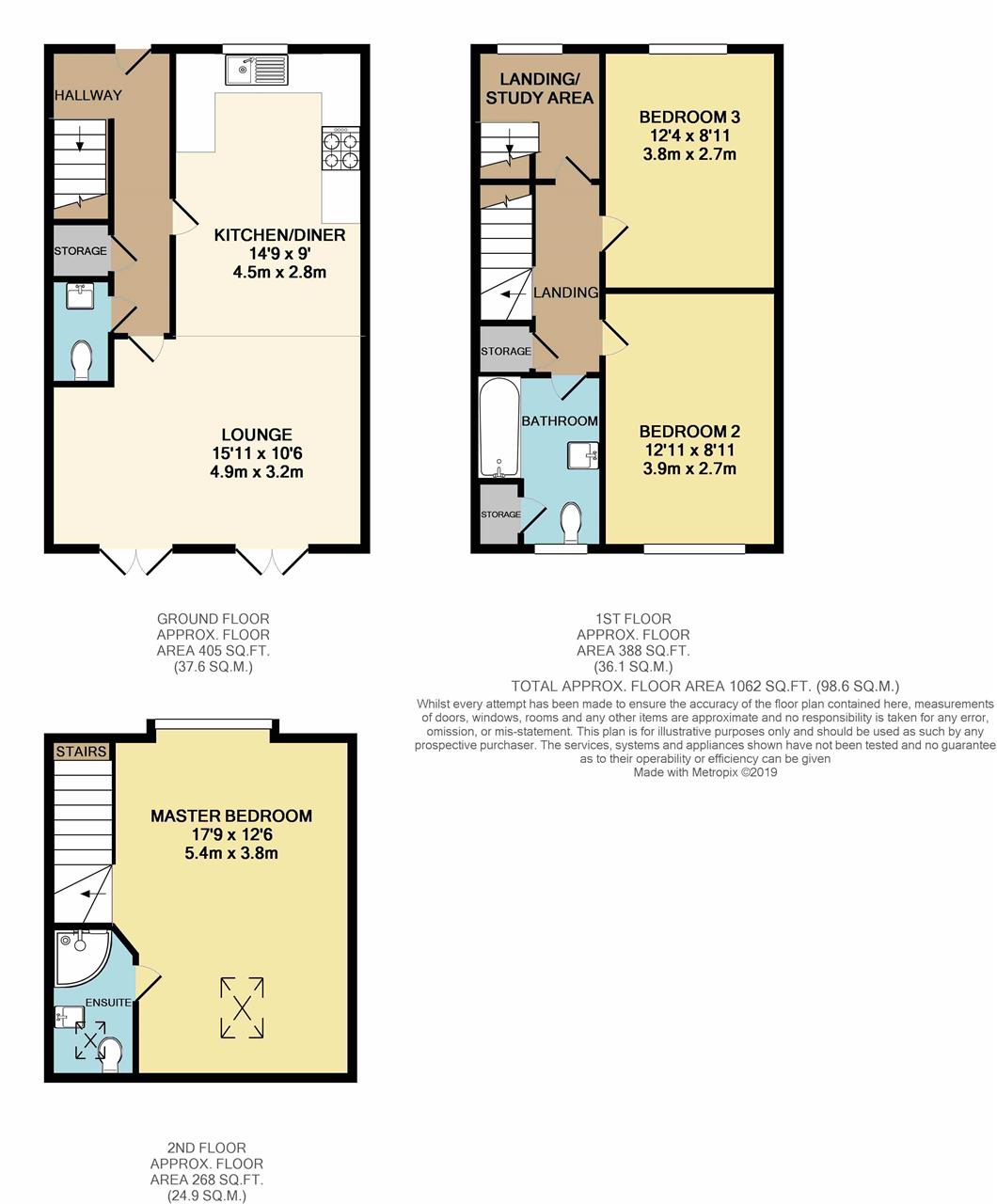 3 Bedrooms Semi-detached house for sale in Mozart Way, Churwell, Leeds LS27