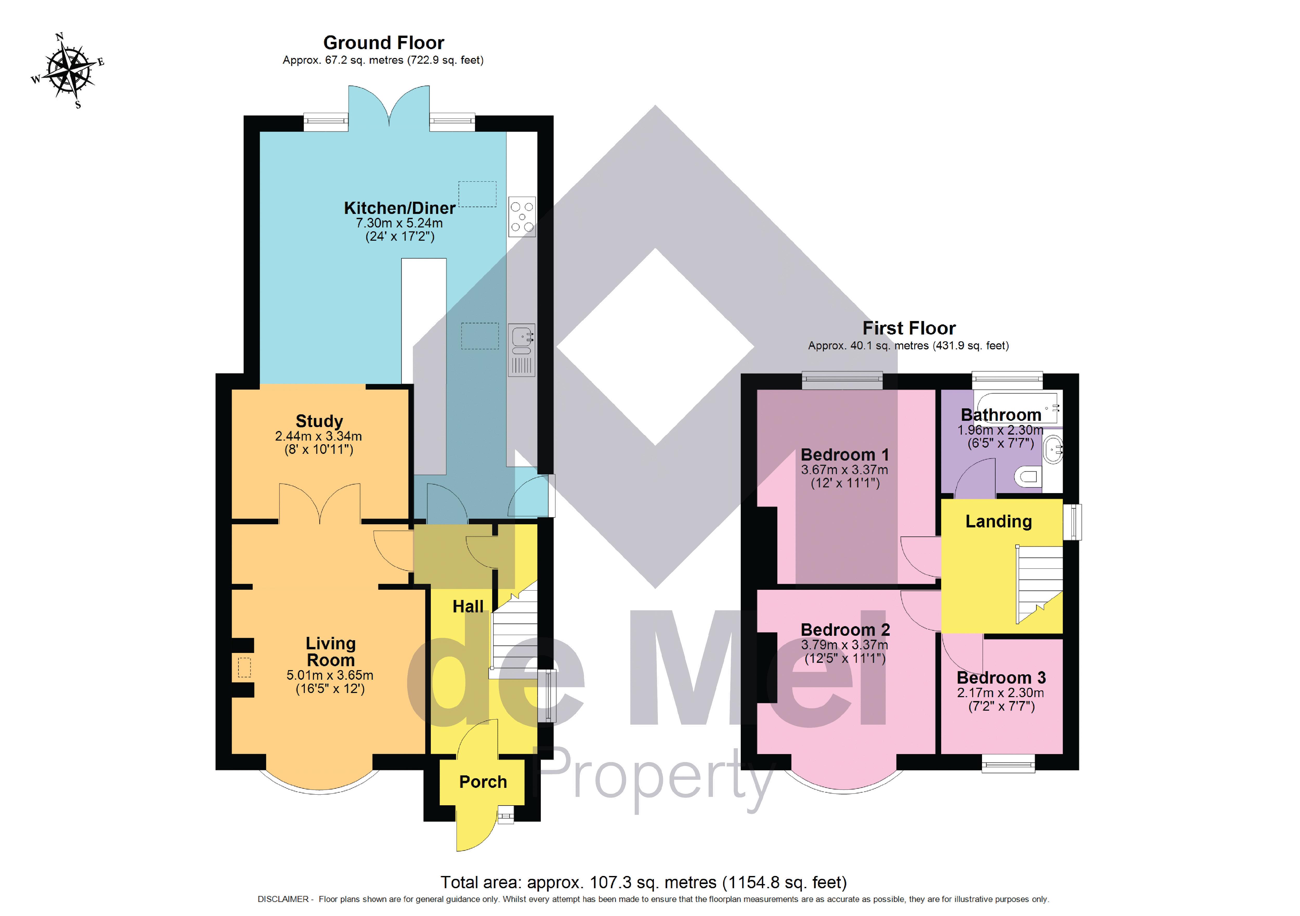 26, Westfield Avenue, Gloucester floorplan