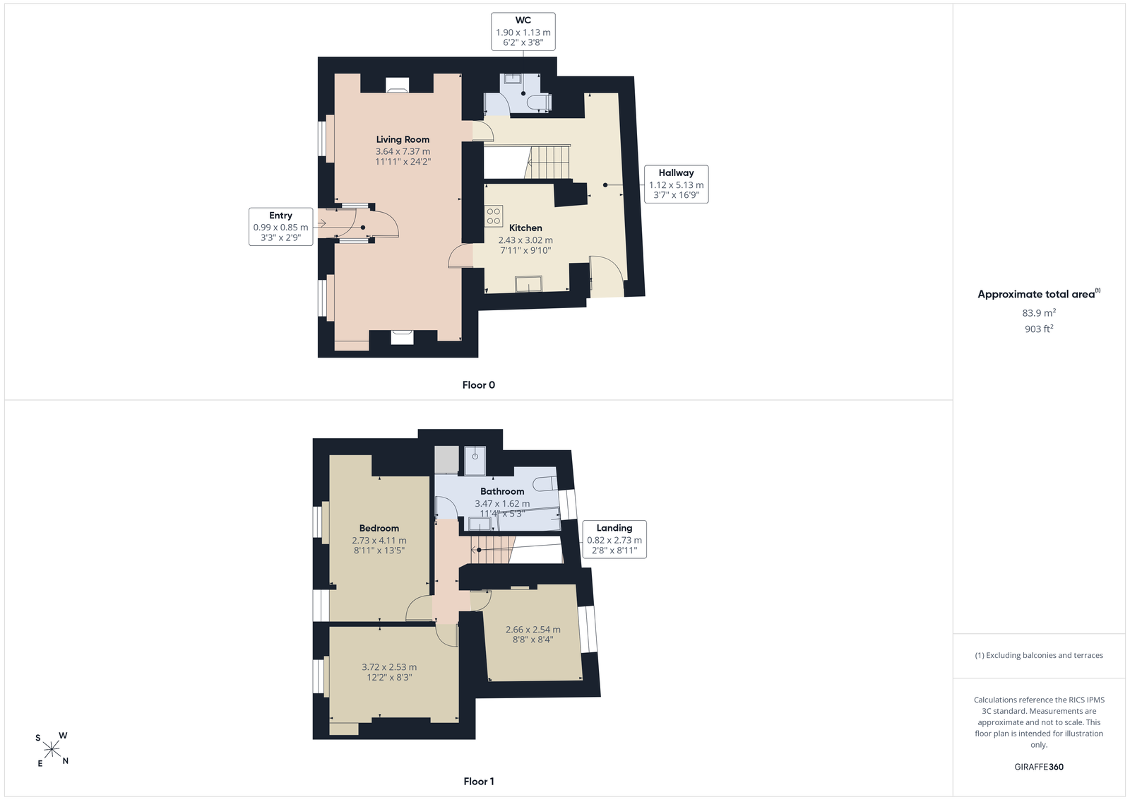 Barn Cottages,1, Rowley Road, Torquay floorplan