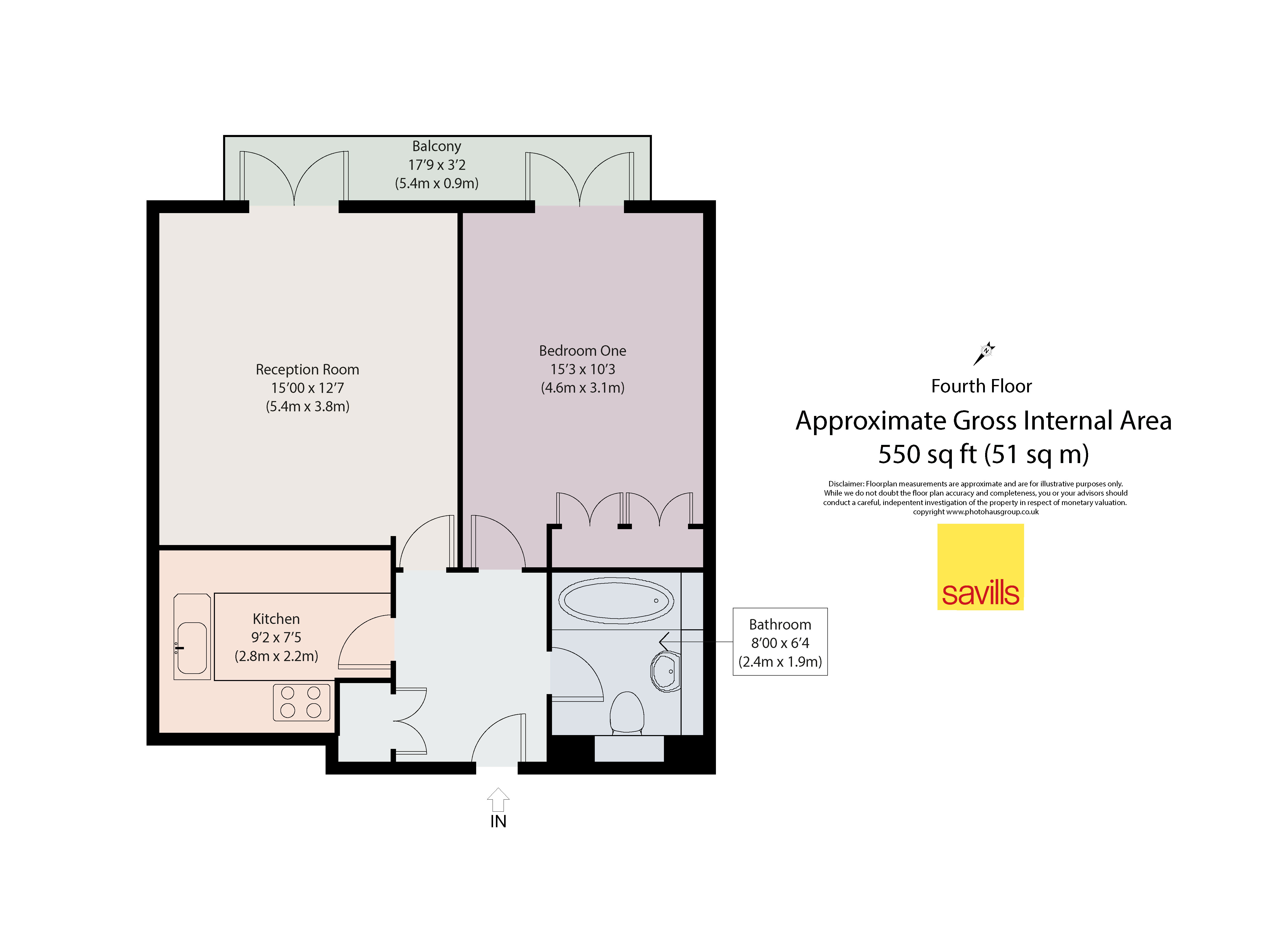Flat 17 St Hilda's Wharfs, 160, Wapping High Street, London floorplan