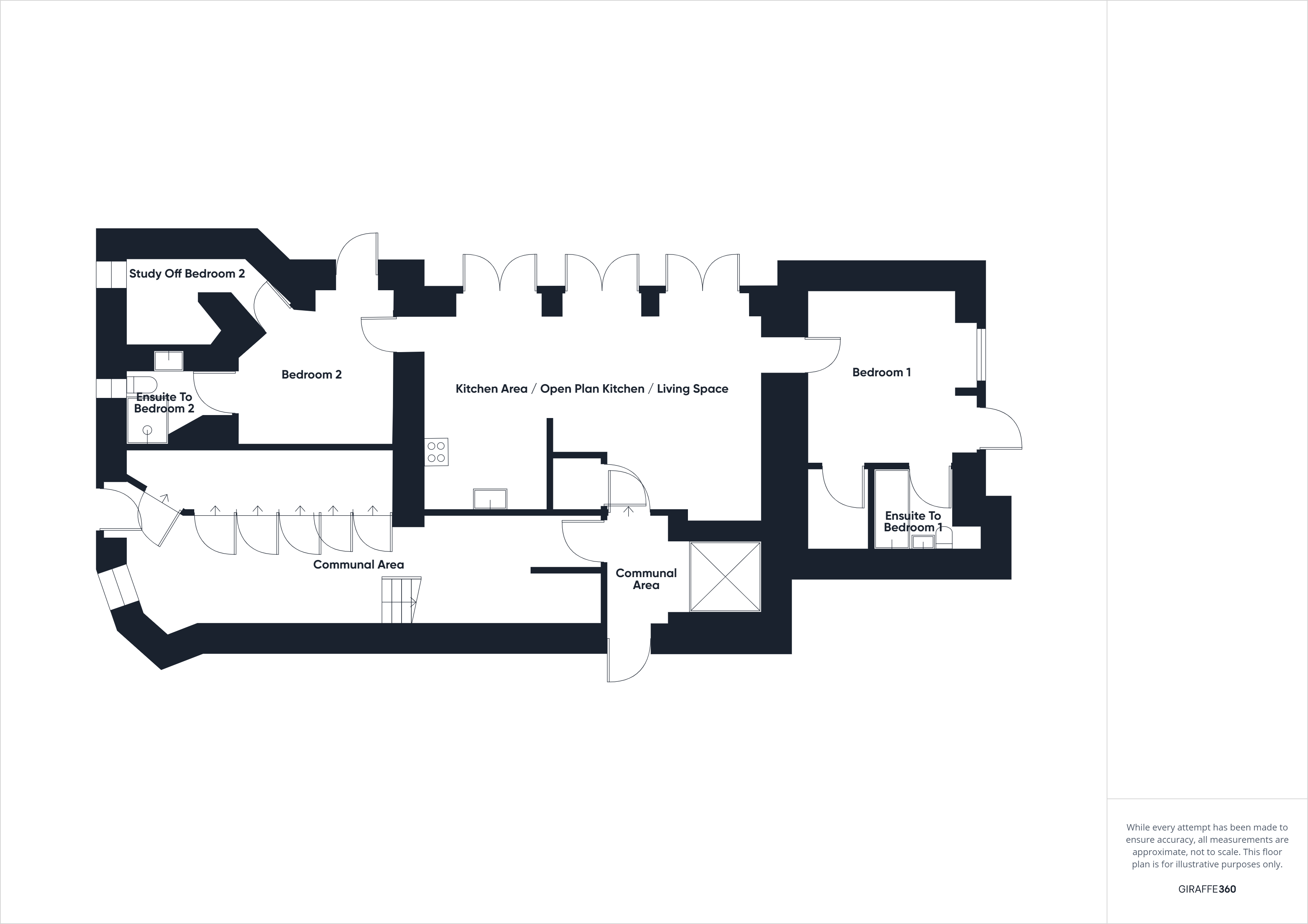 2 The Gallery Apartments,, Gloucester Road, Hfds floorplan