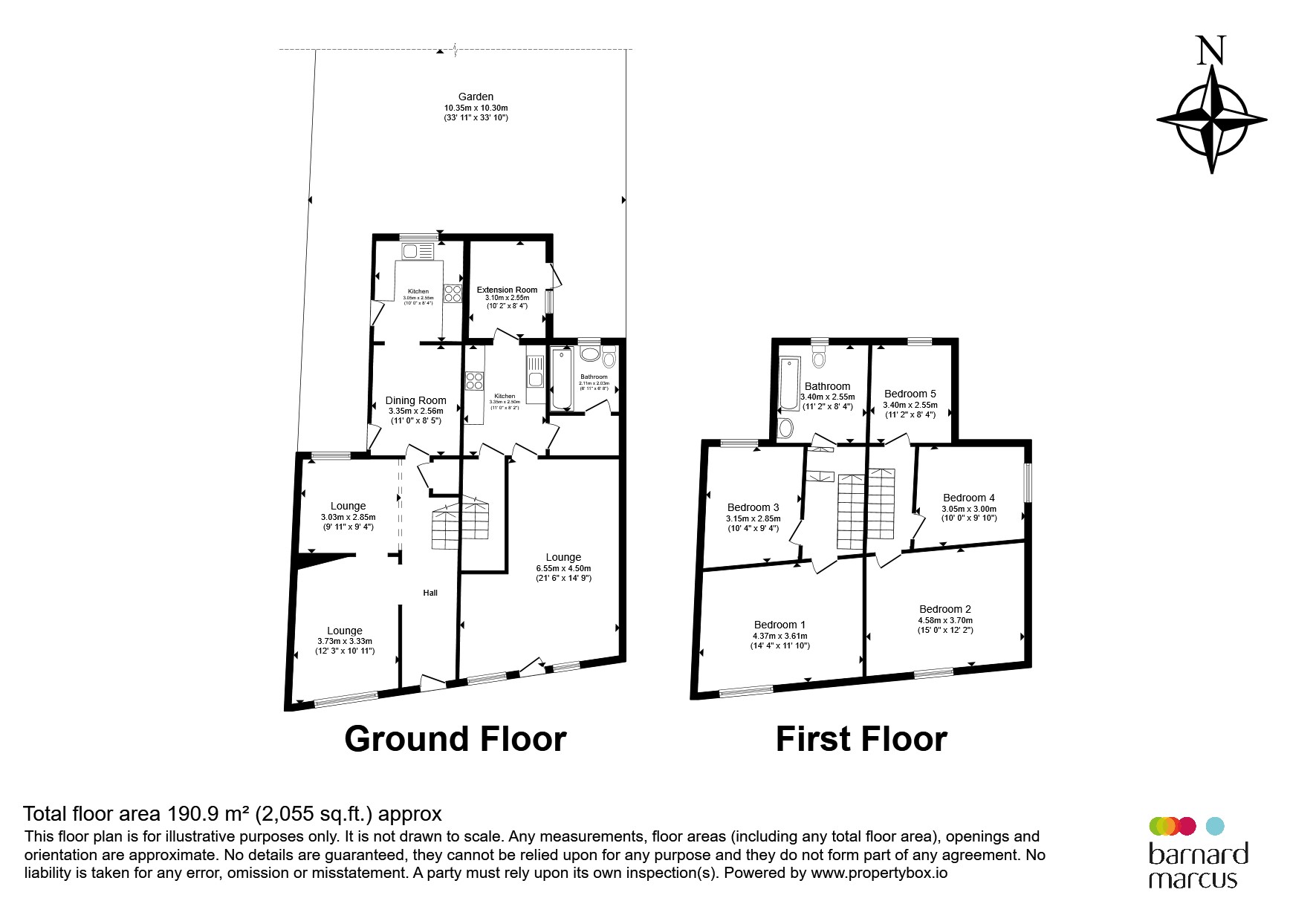 72-73, Parish Lane, London floorplan