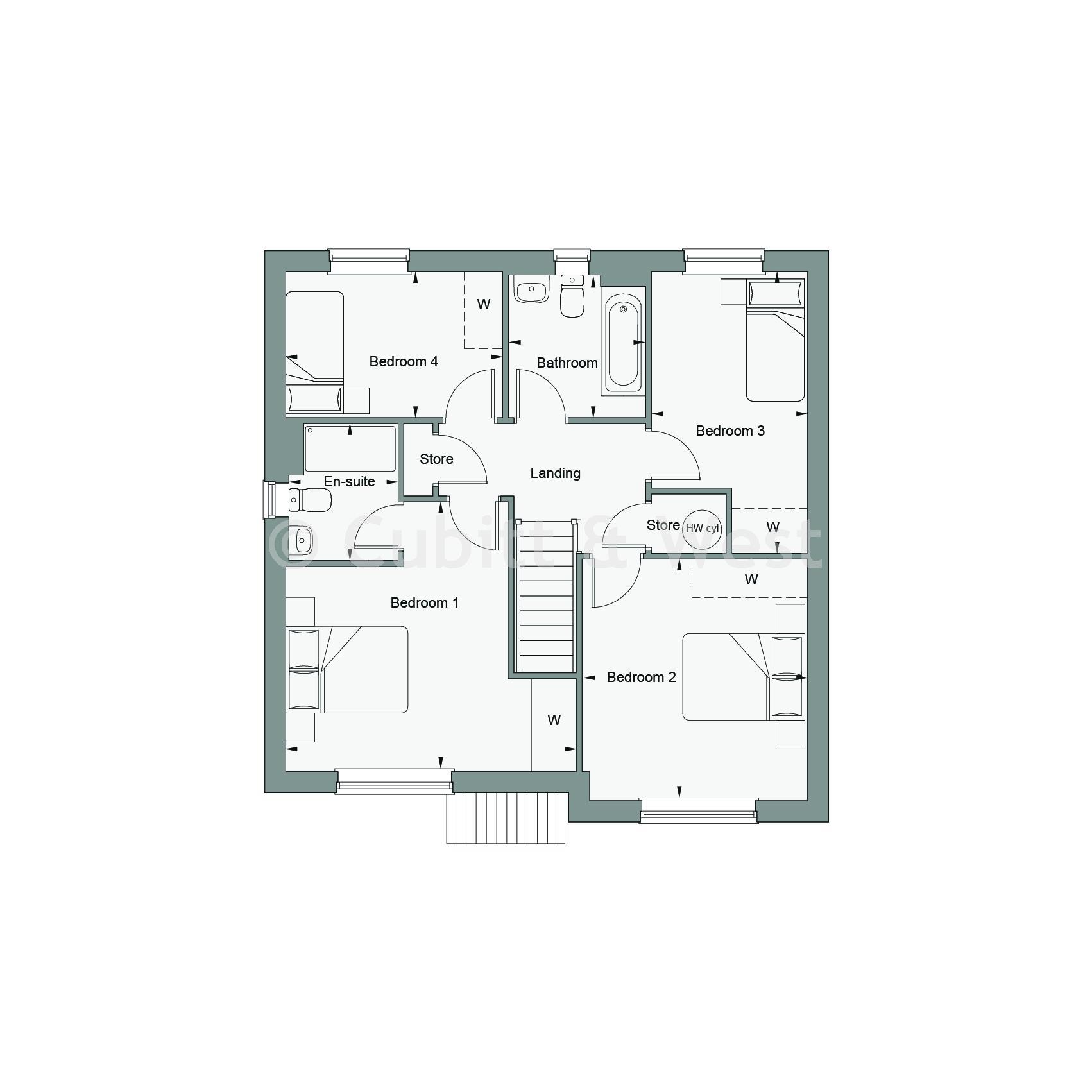 The Goodwood, Heather Lane, Lewes floorplan