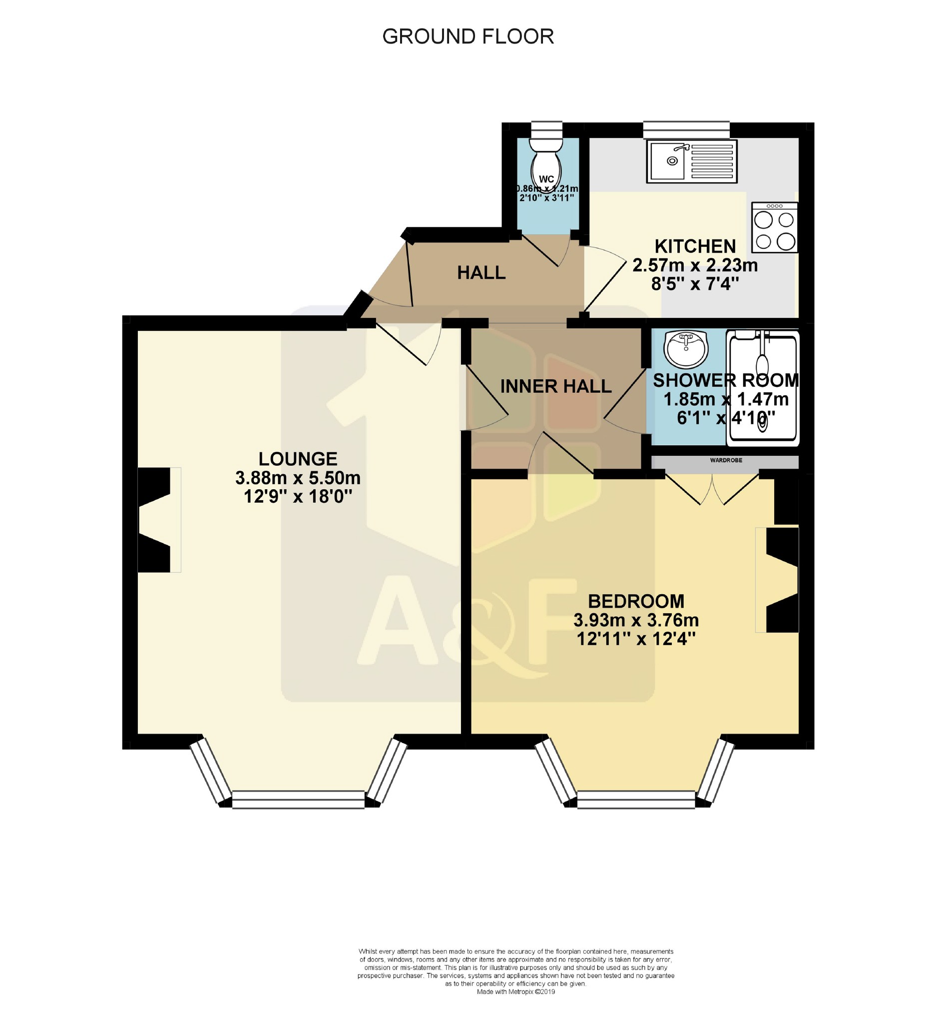 1 Bedrooms Flat for sale in The Esplanade, Burnham-On-Sea, Somerset TA8