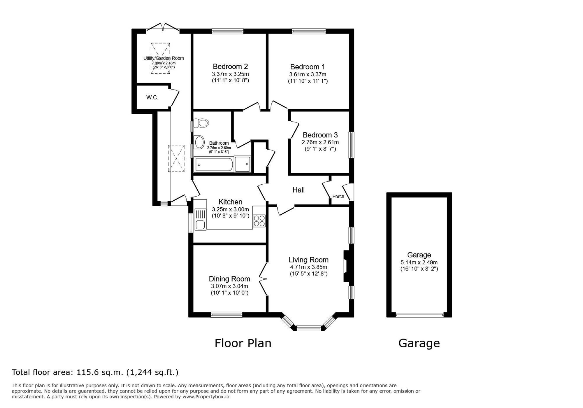 4 Willow Close, Chester floorplan