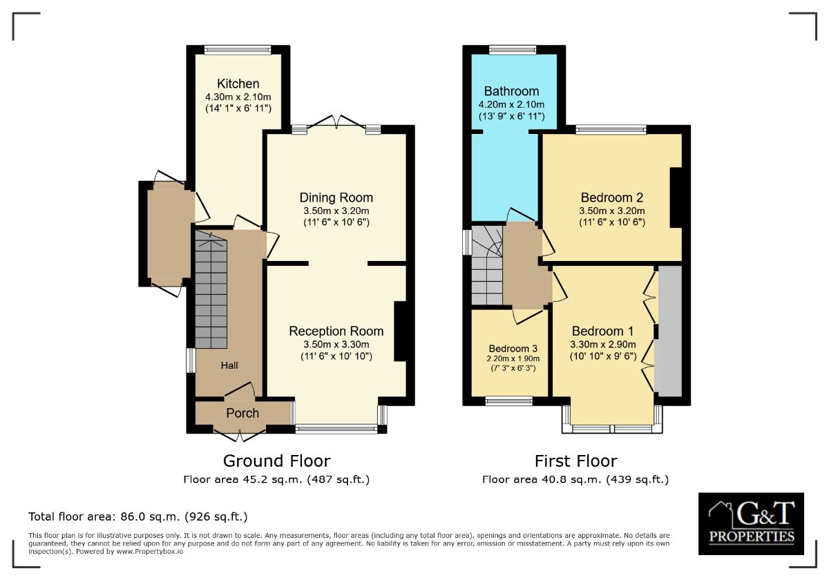 85, Rosemary Crescent, Dudley floorplan