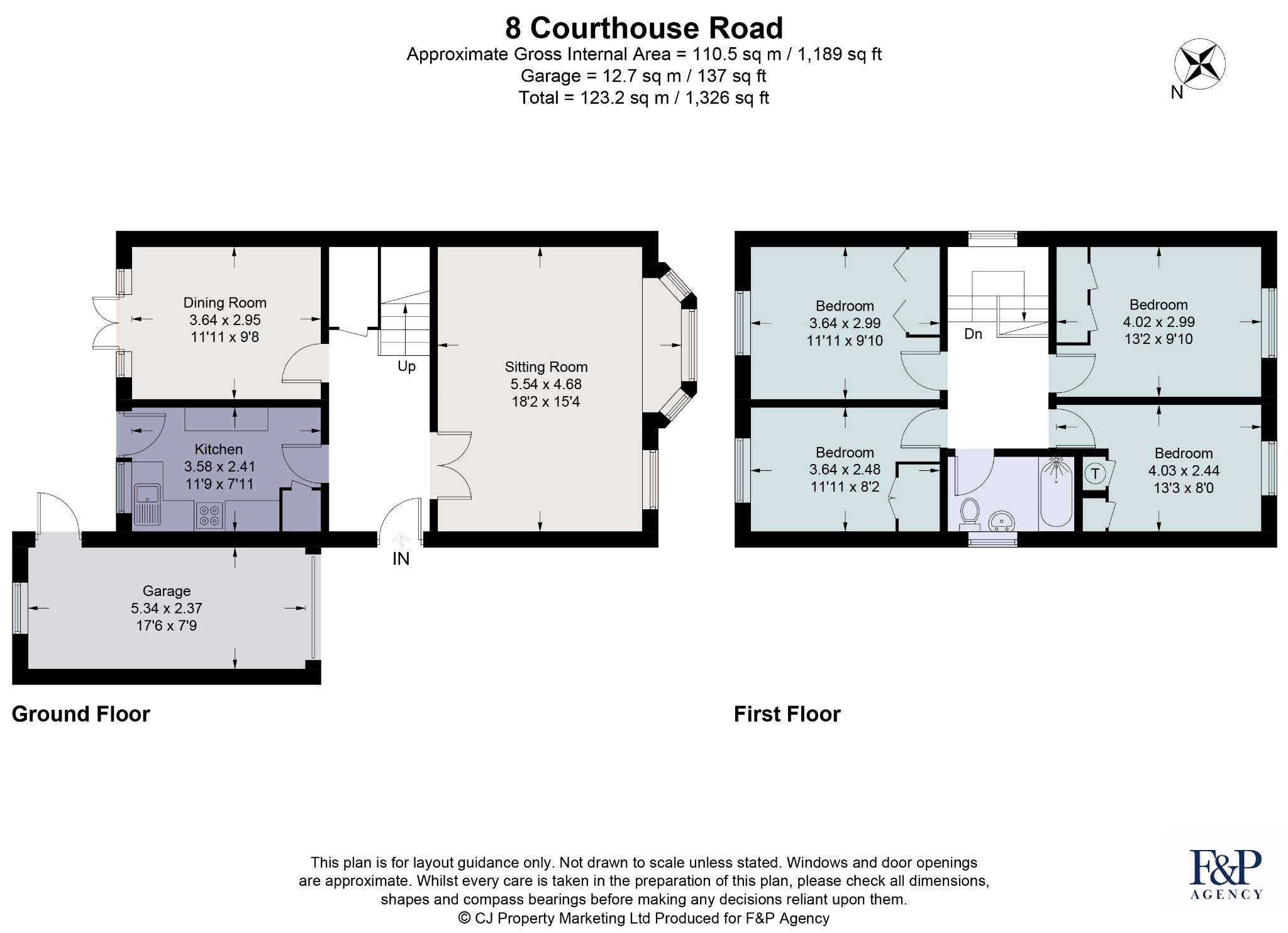 8, Courthouse Road, Maidenhead floorplan