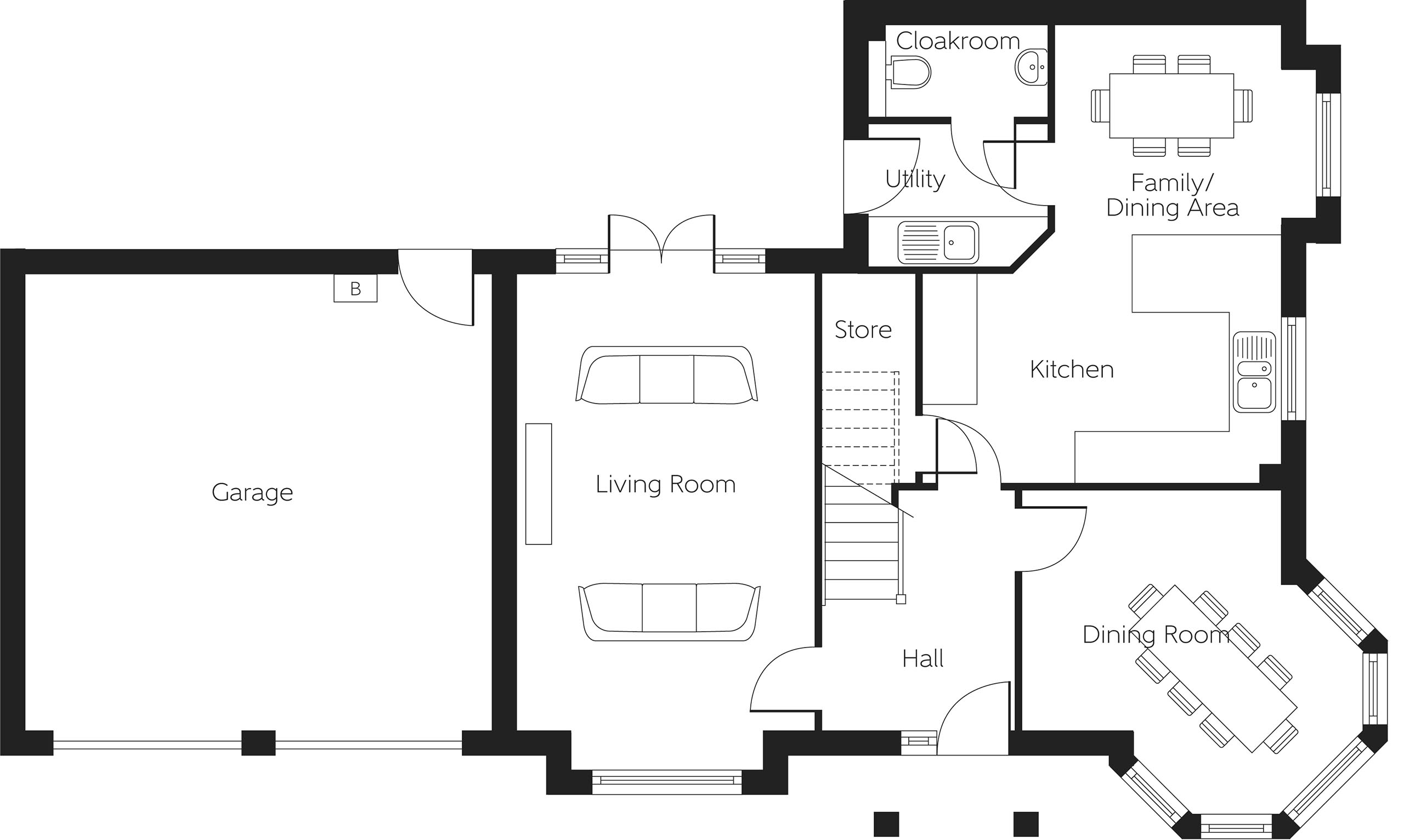 85, Forest Road, Cumbernauld floorplan