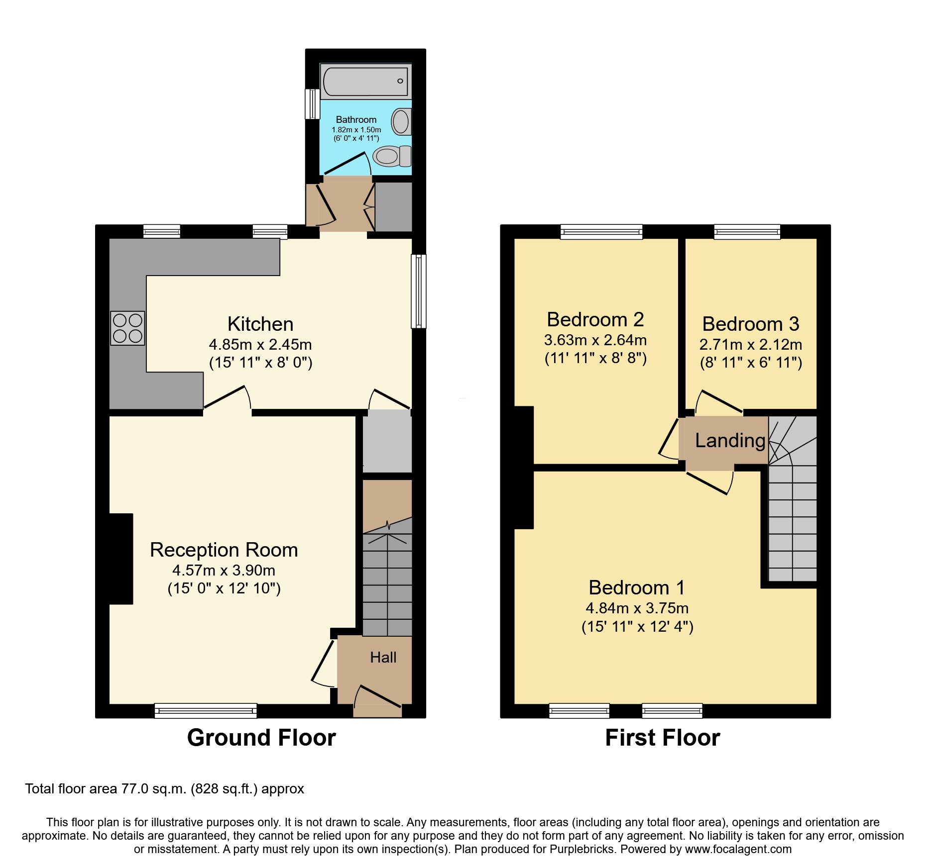 73, Coldharbour Road, Croydon floorplan