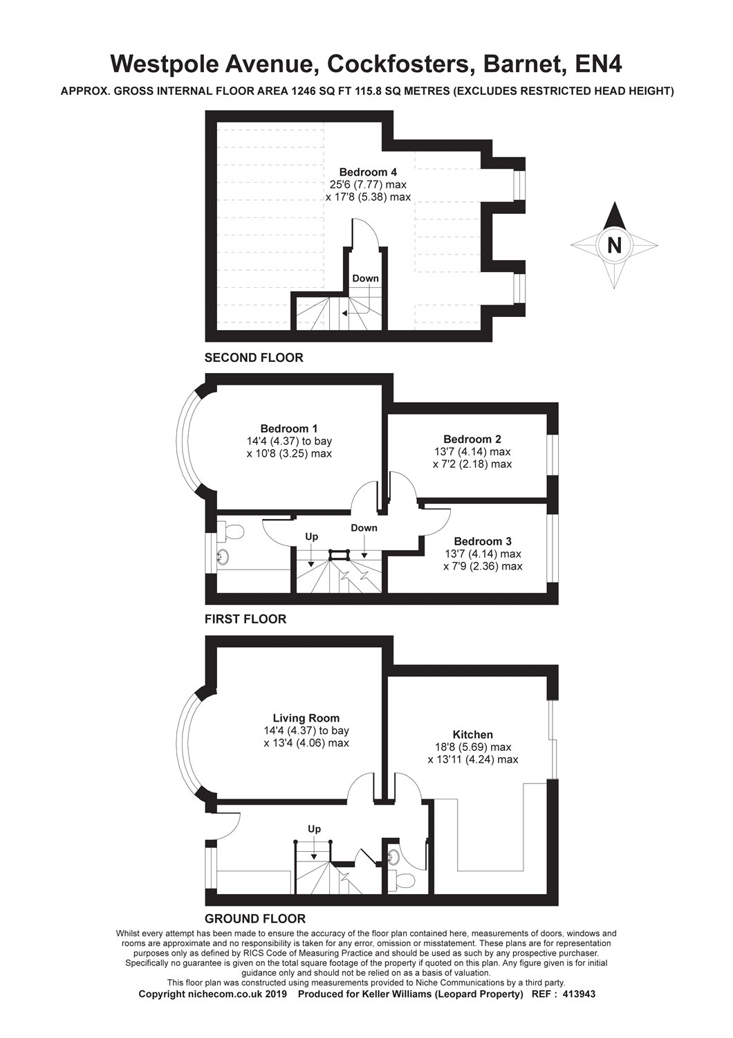 4 Bedrooms Terraced house for sale in Westpole Avenue, Cockfosters, London EN4