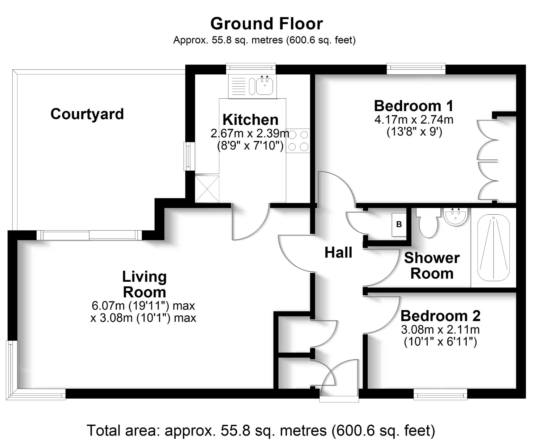 7 Garden Mews, Warsash, Southampton floorplan