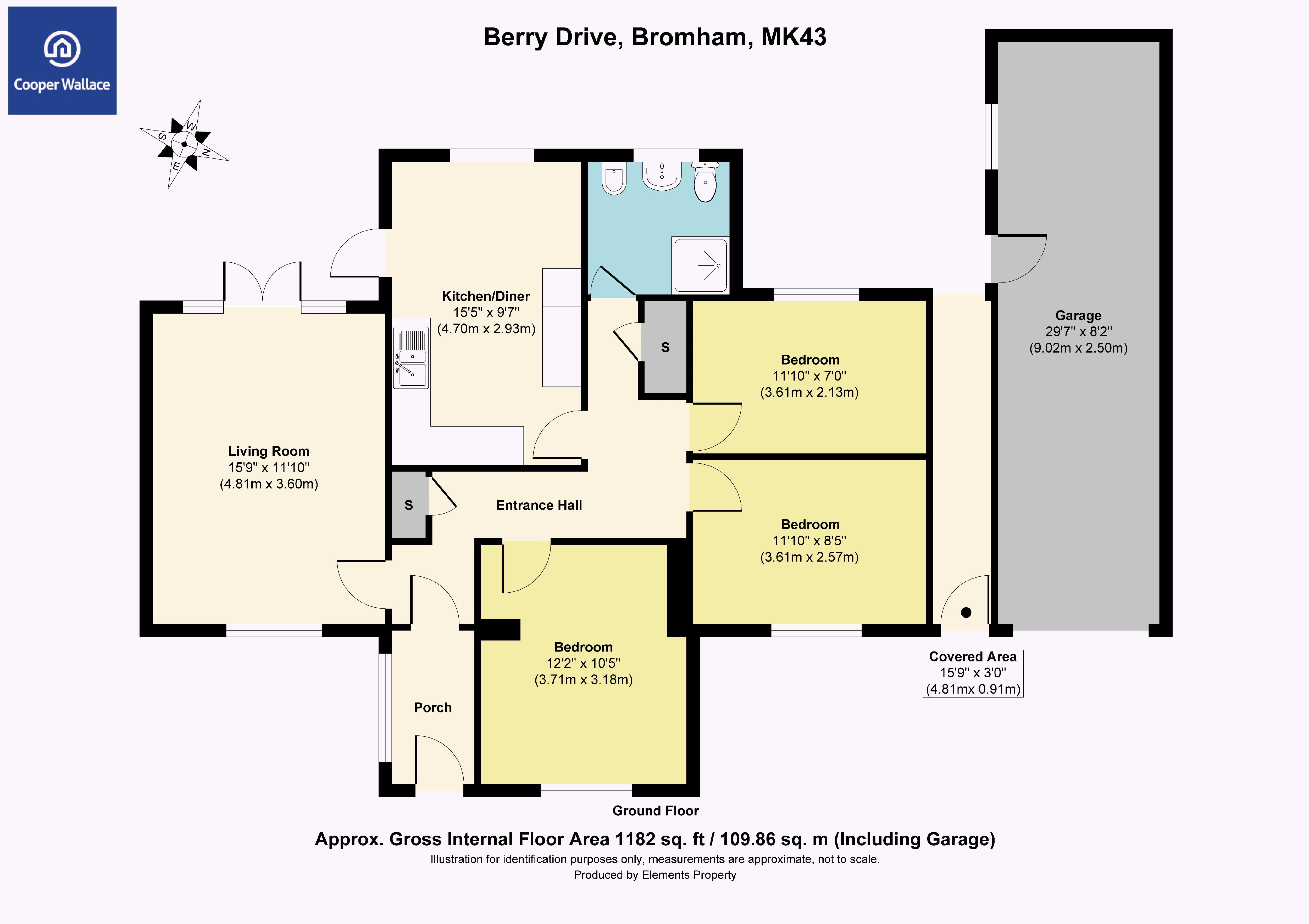 1, Berry Drive, Bedford floorplan