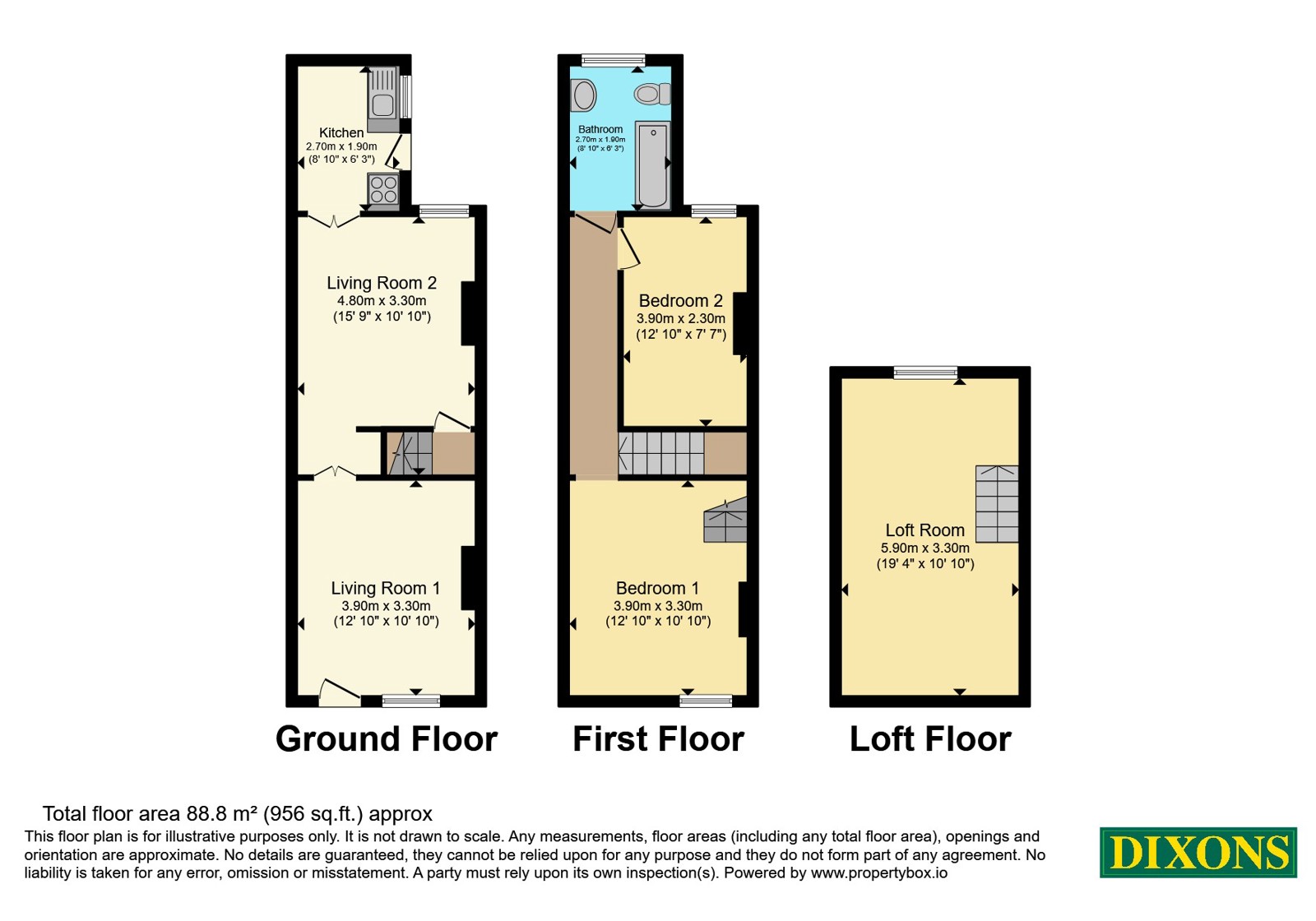 59, Wharf Road, Birmingham floorplan