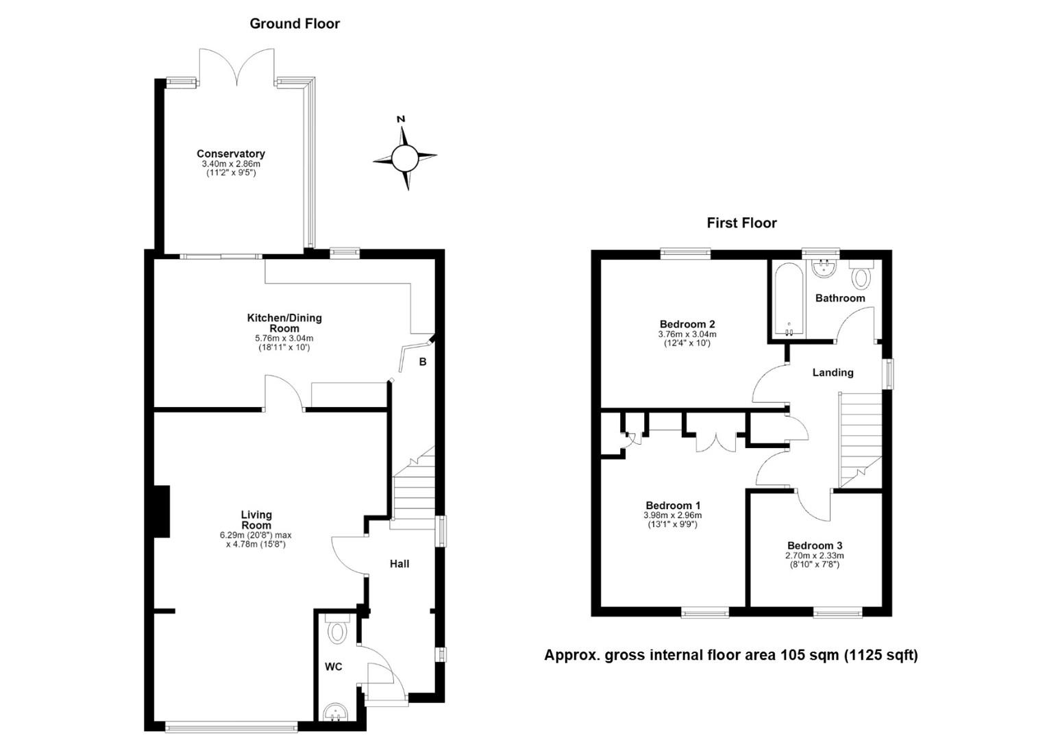 83, Gunhild Way, Cambridge floorplan