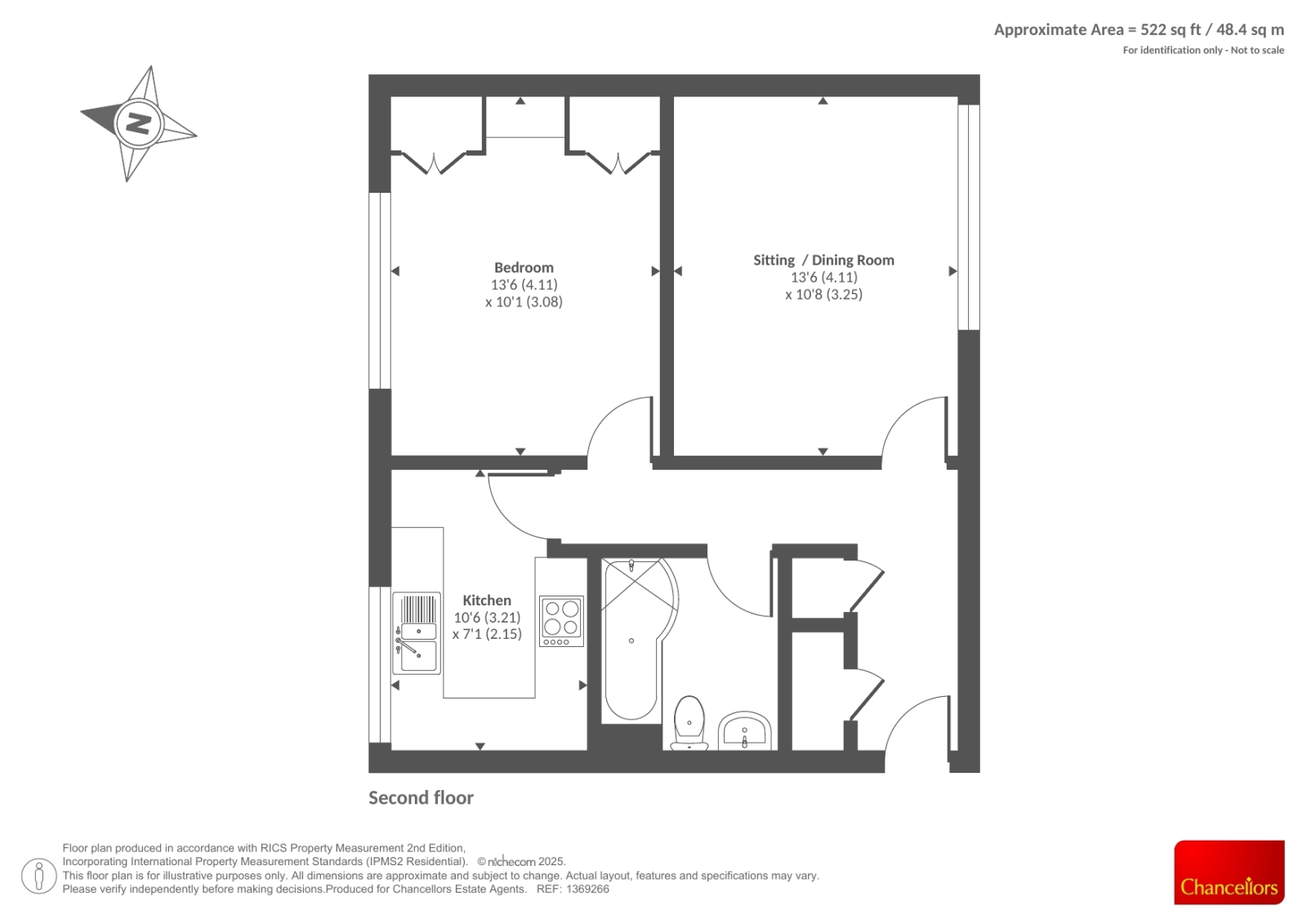 Flat 33 Marston Ferry Court,, Marston Ferry Road, Oxford floorplan