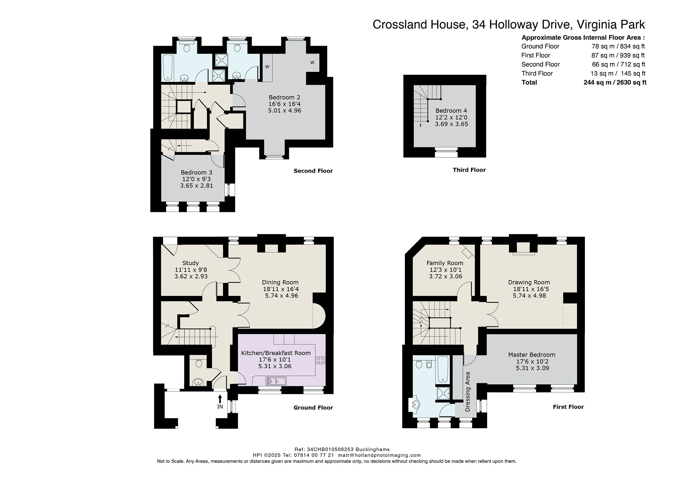34, Holloway Drive, Virginia Water floorplan