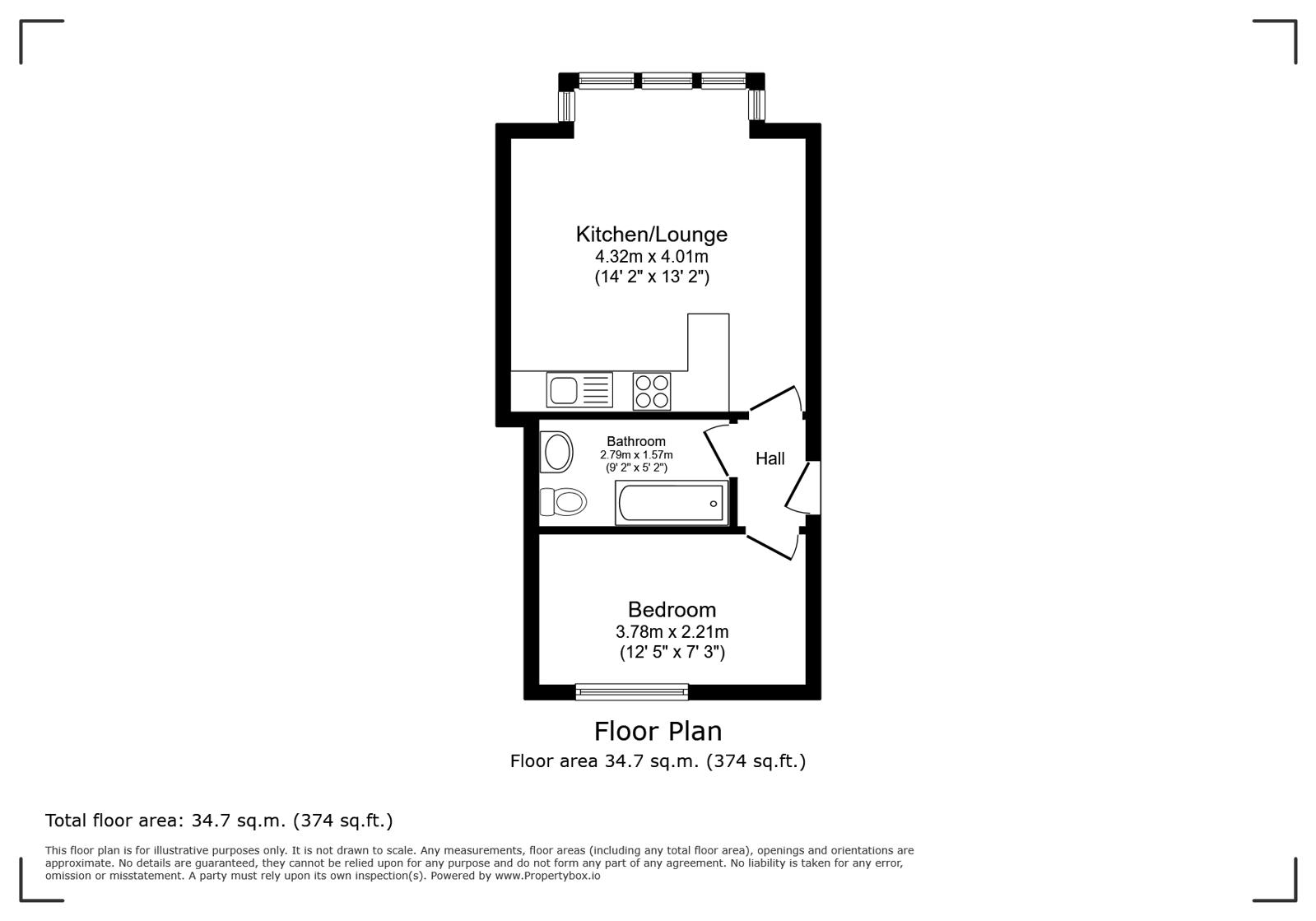 Flat 1, 11, Kilworth Avenue, Essex floorplan