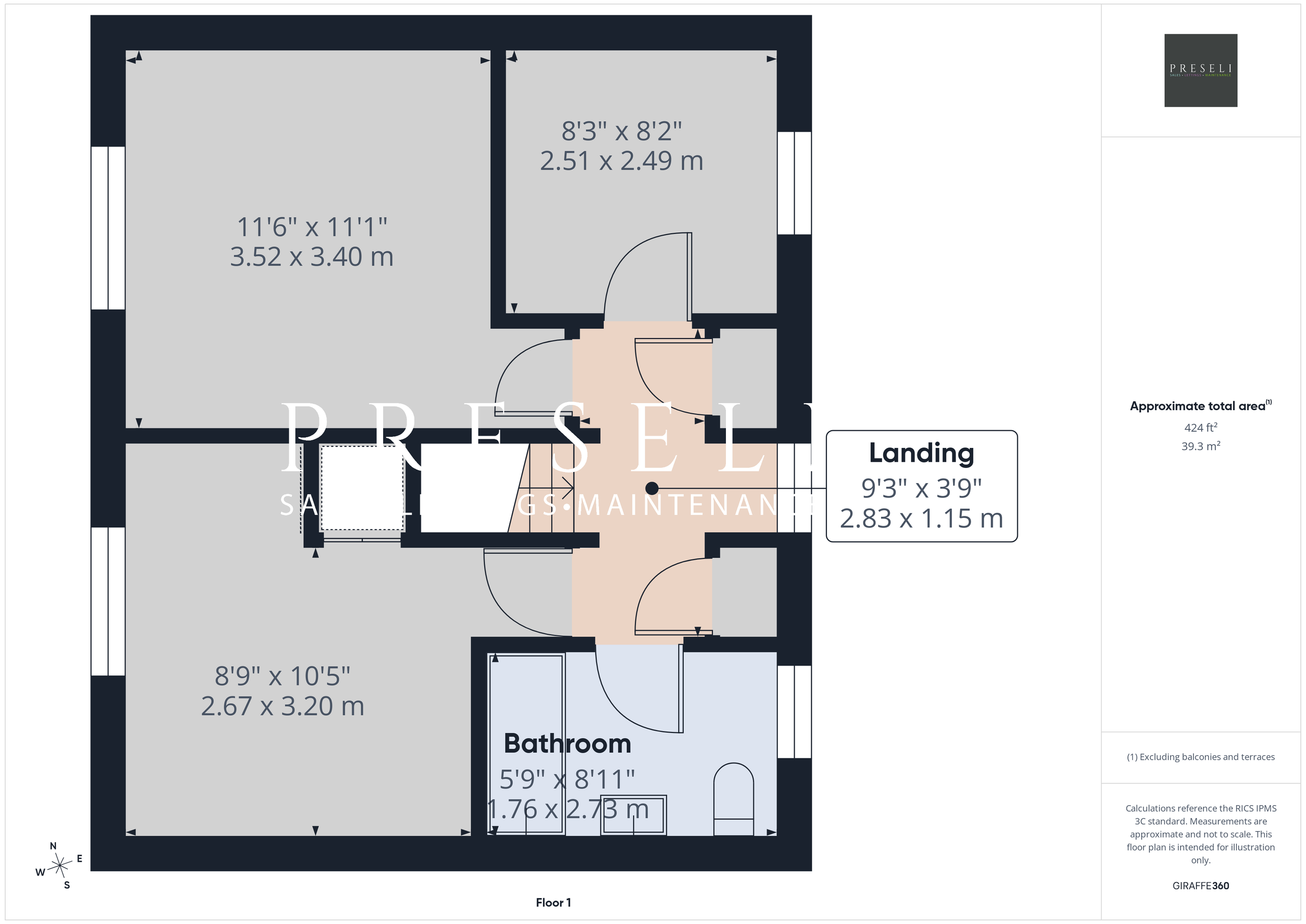12 Hermitage Grove, Haverfordwest floorplan
