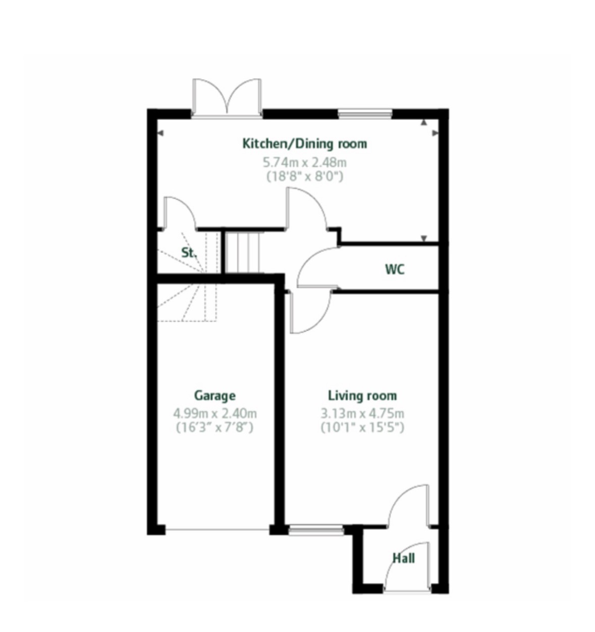 130, Heol Cae Pownd, Llanelli floorplan