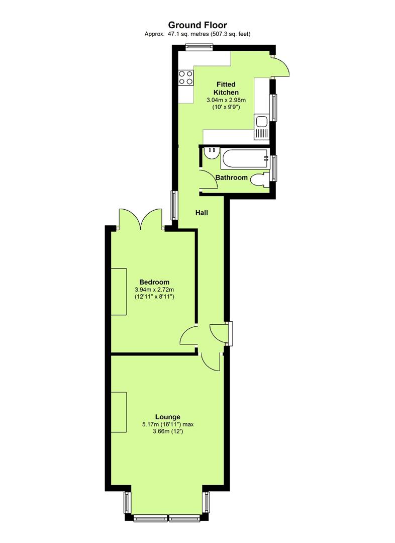 1 Bedrooms Flat to rent in Robinson Road, Colliers Wood, London SW17