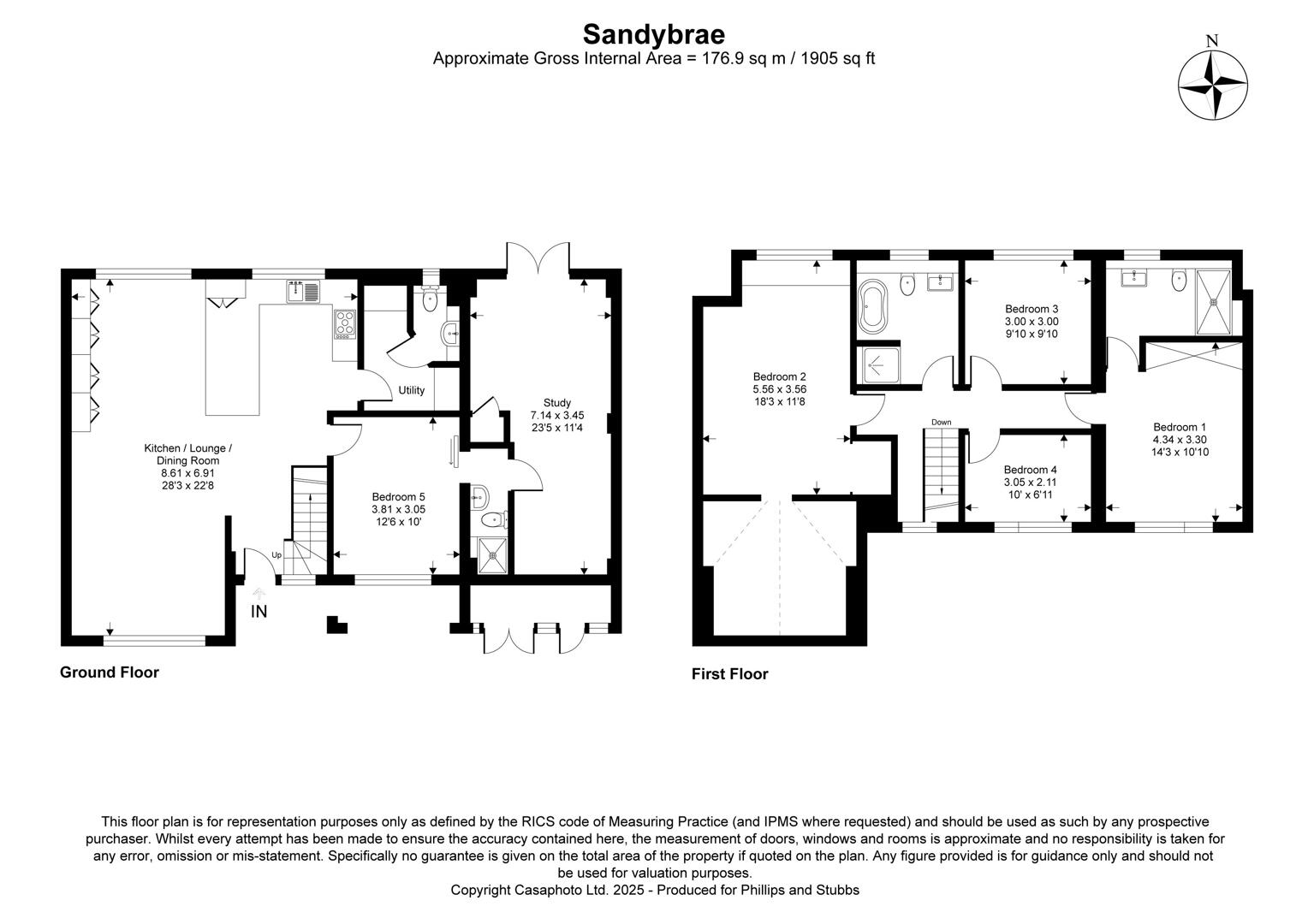 Sandybrae, Sea Road, Rye floorplan