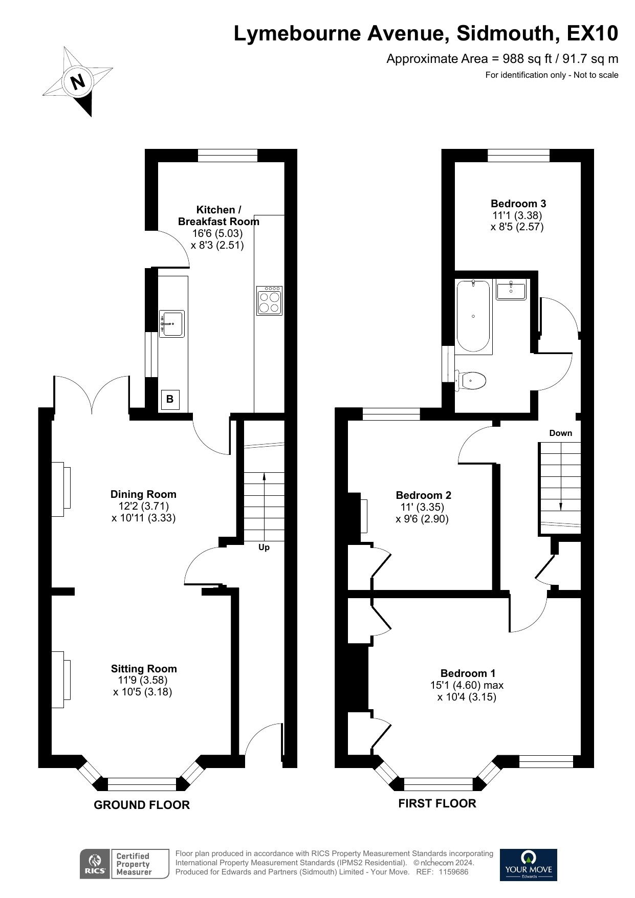 Lymebourne Avenue, Devon floorplan