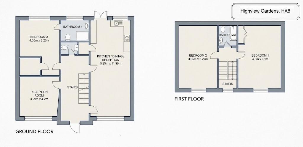 38, Highview Gardens, Edgware, HA8, Edgware floorplan