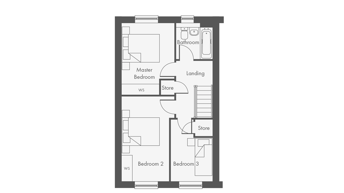 Plot 58 - The Heath, Lindley Walk floorplan