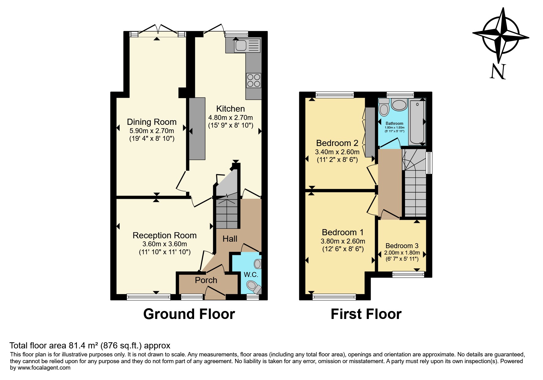 124, Long Elmes, Harrow floorplan