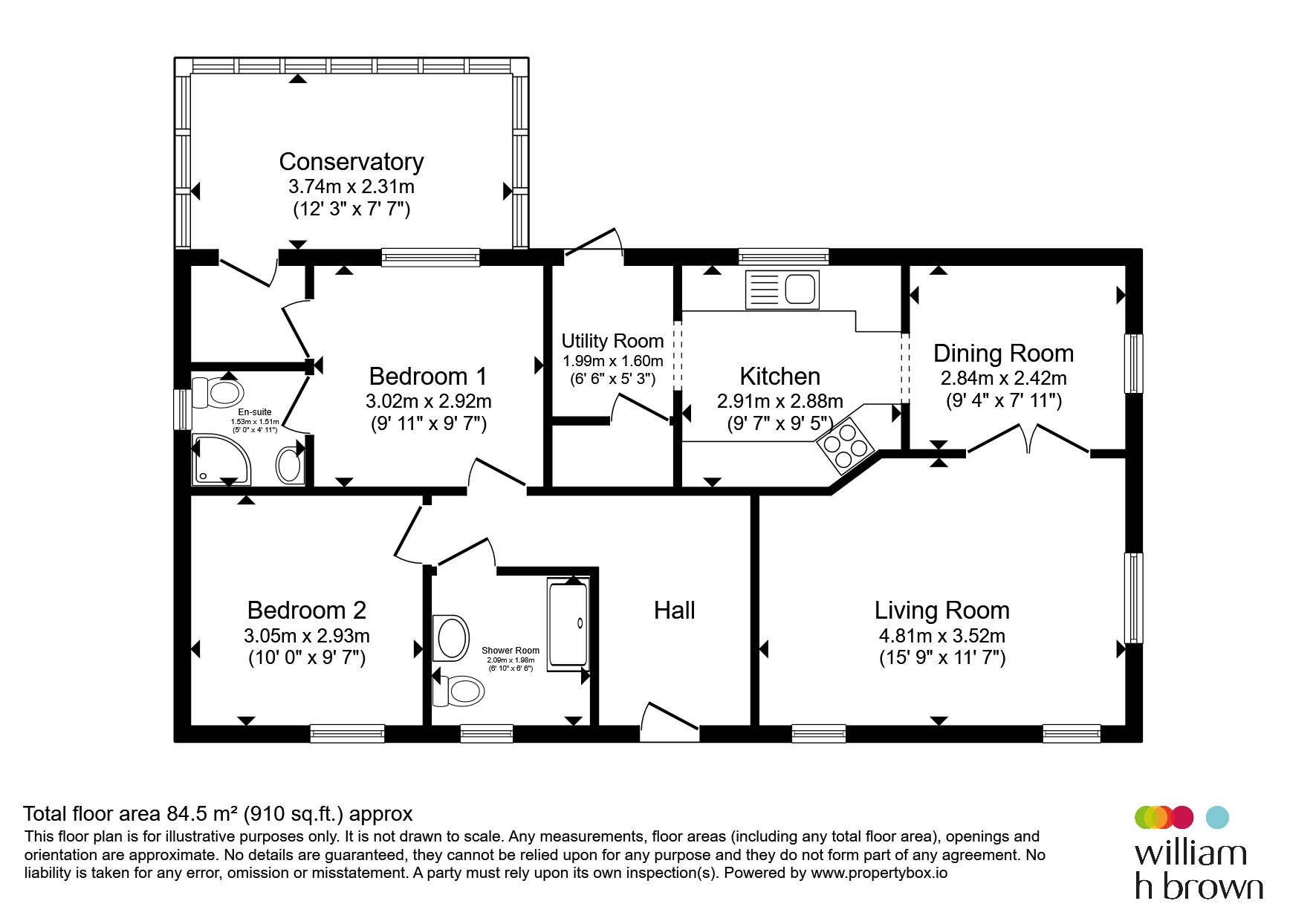 78, Oaklands Park, WOODHALL SPA floorplan