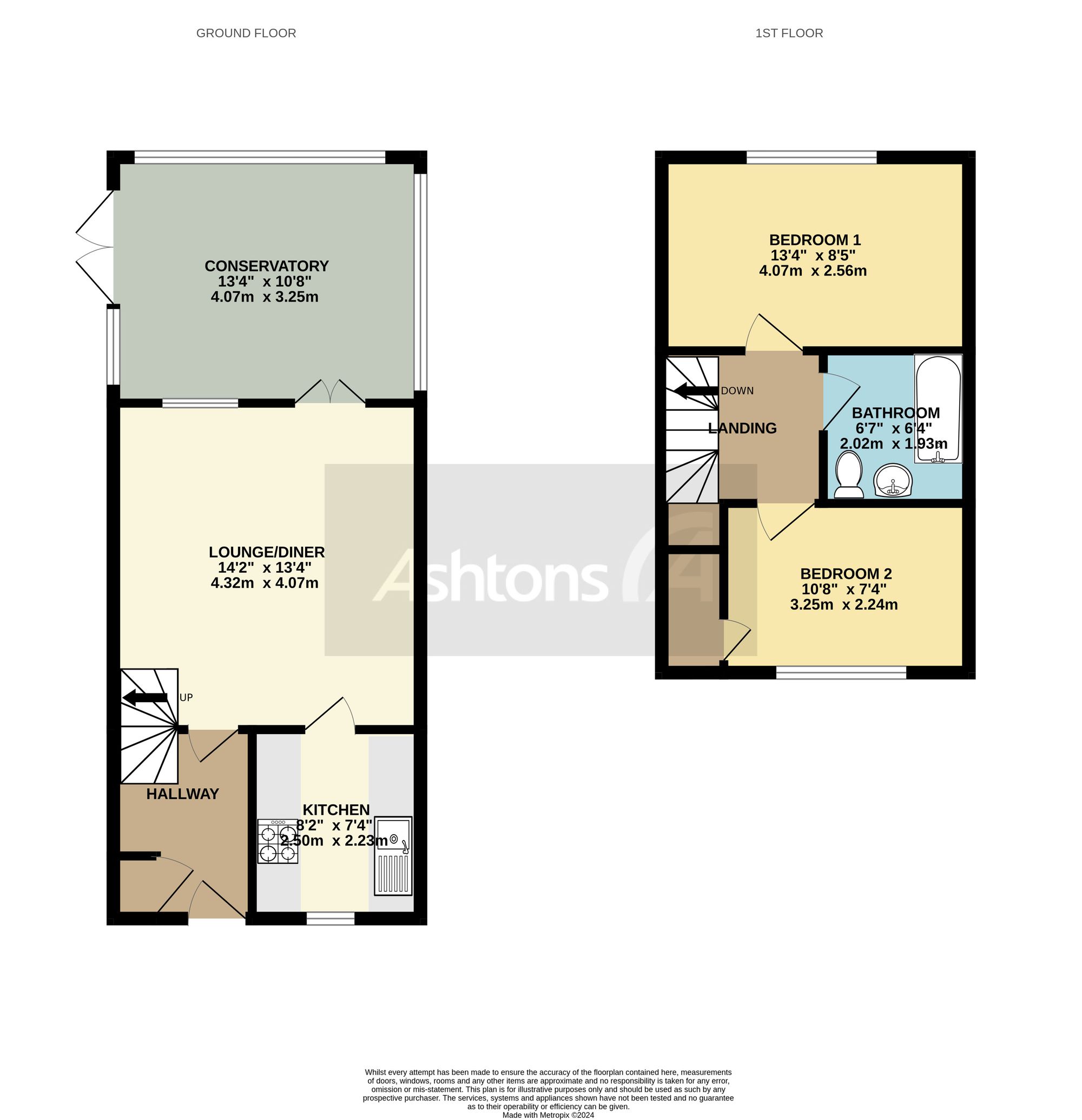 1 Charnwood Close, Warrington floorplan