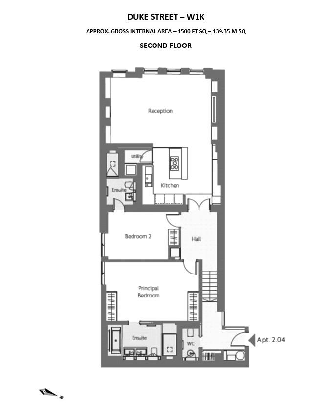 2 Bedrooms Flat to rent in Duke Street, London W1K