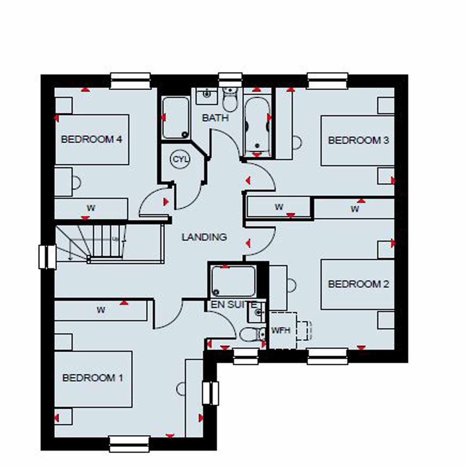 Plot 454 Cringleford Heights,, Colney Lane, Norwich floorplan