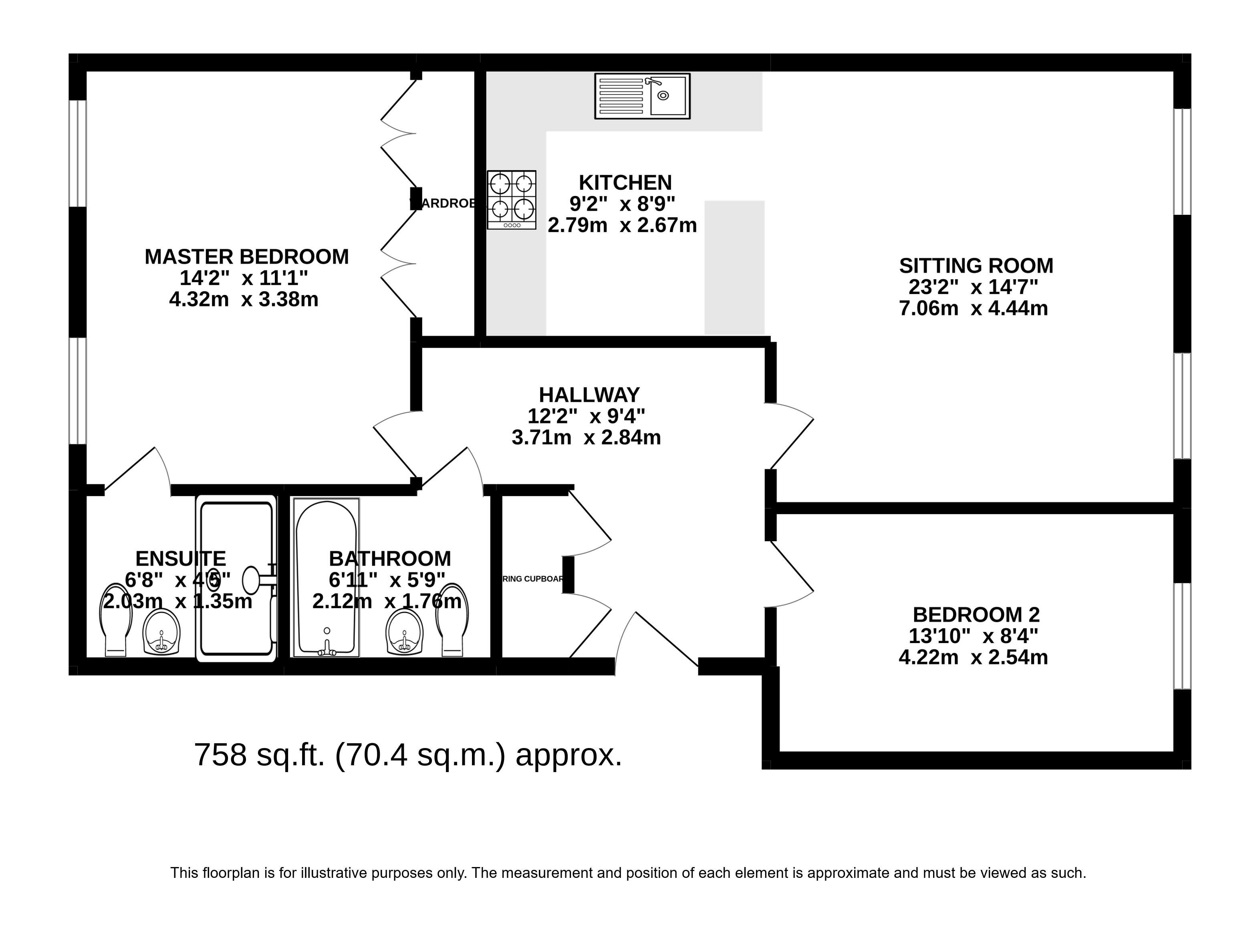 Flat 4, Hemel Hempstead Road, St Albans floorplan